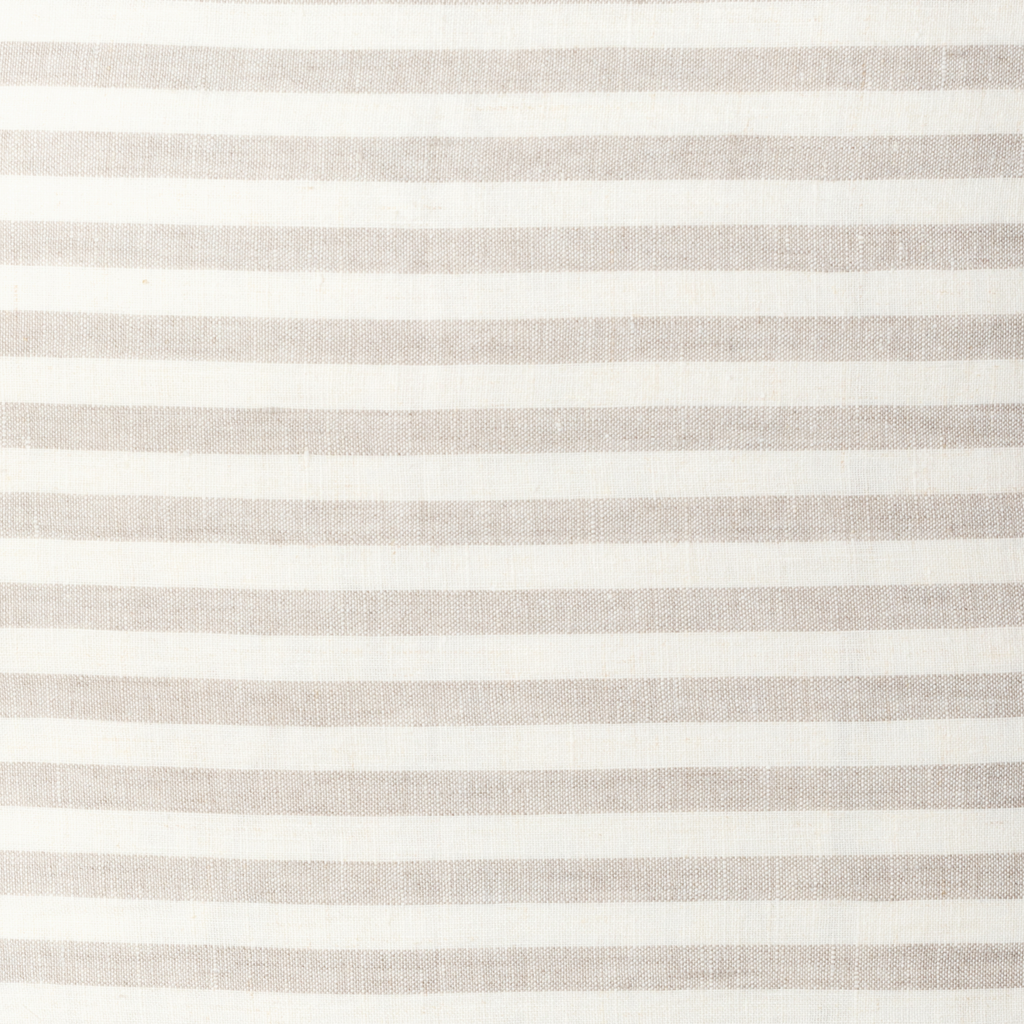 Natural Stripe Linen Pillow Cover