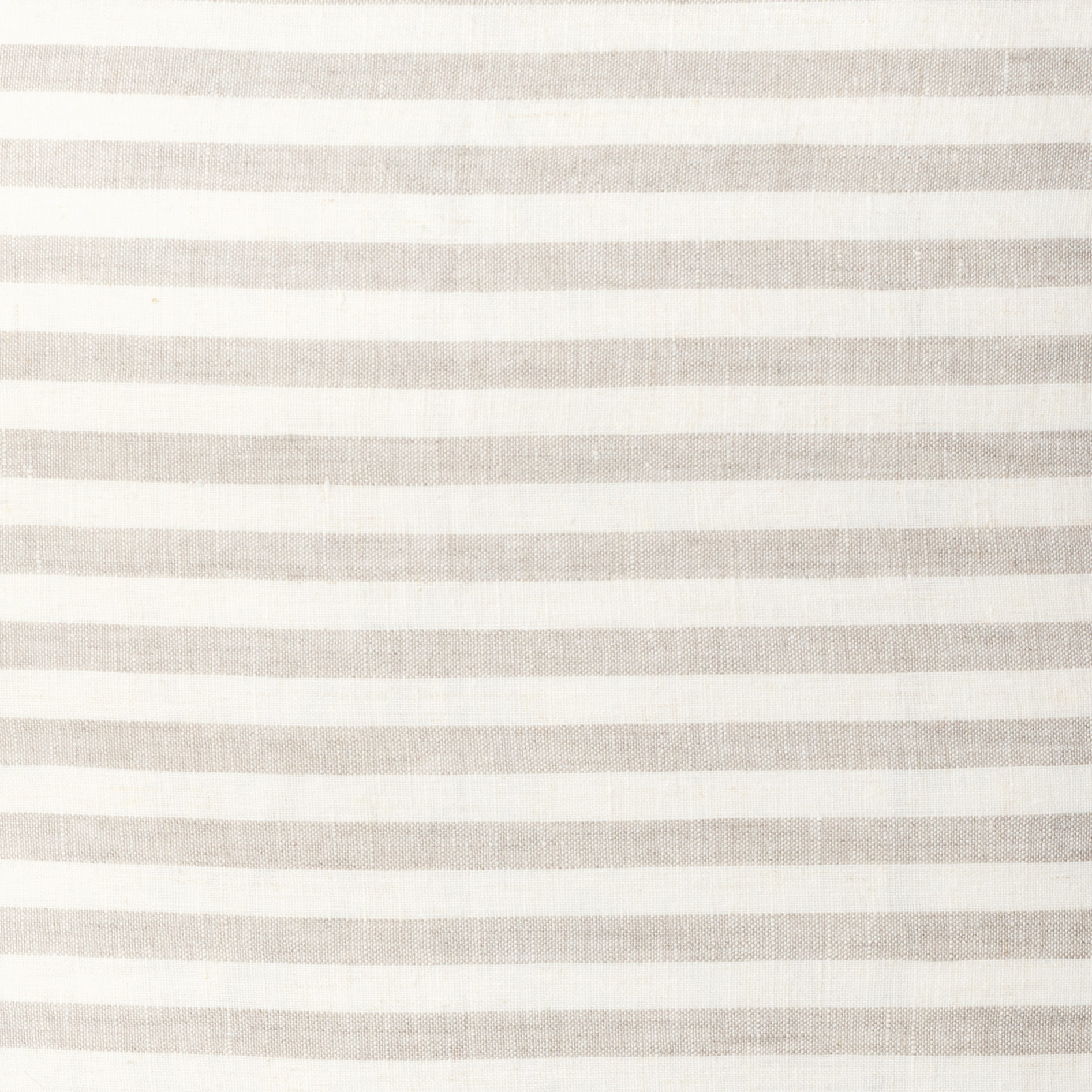 Natural Stripe Linen Pillow Cover