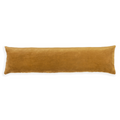S|H Ochre Antique Velvet Designer Pillow Cover