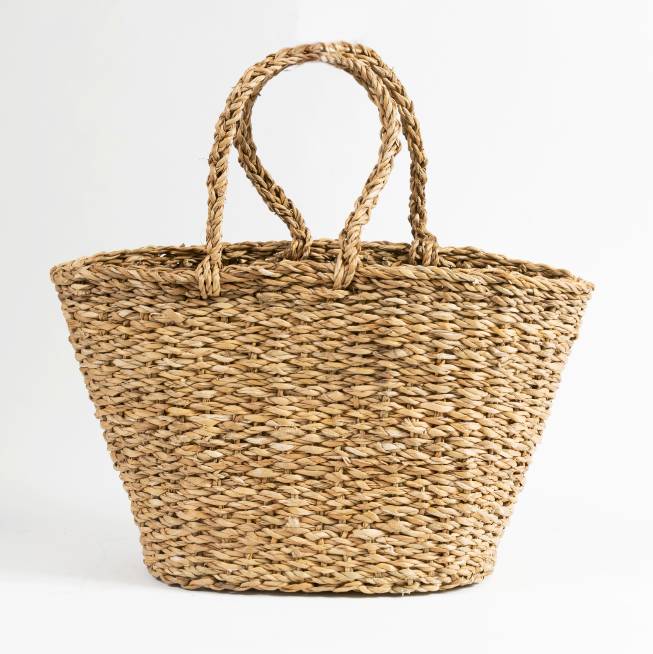 Hand-Woven Seagrass Tote – Stoffer Home
