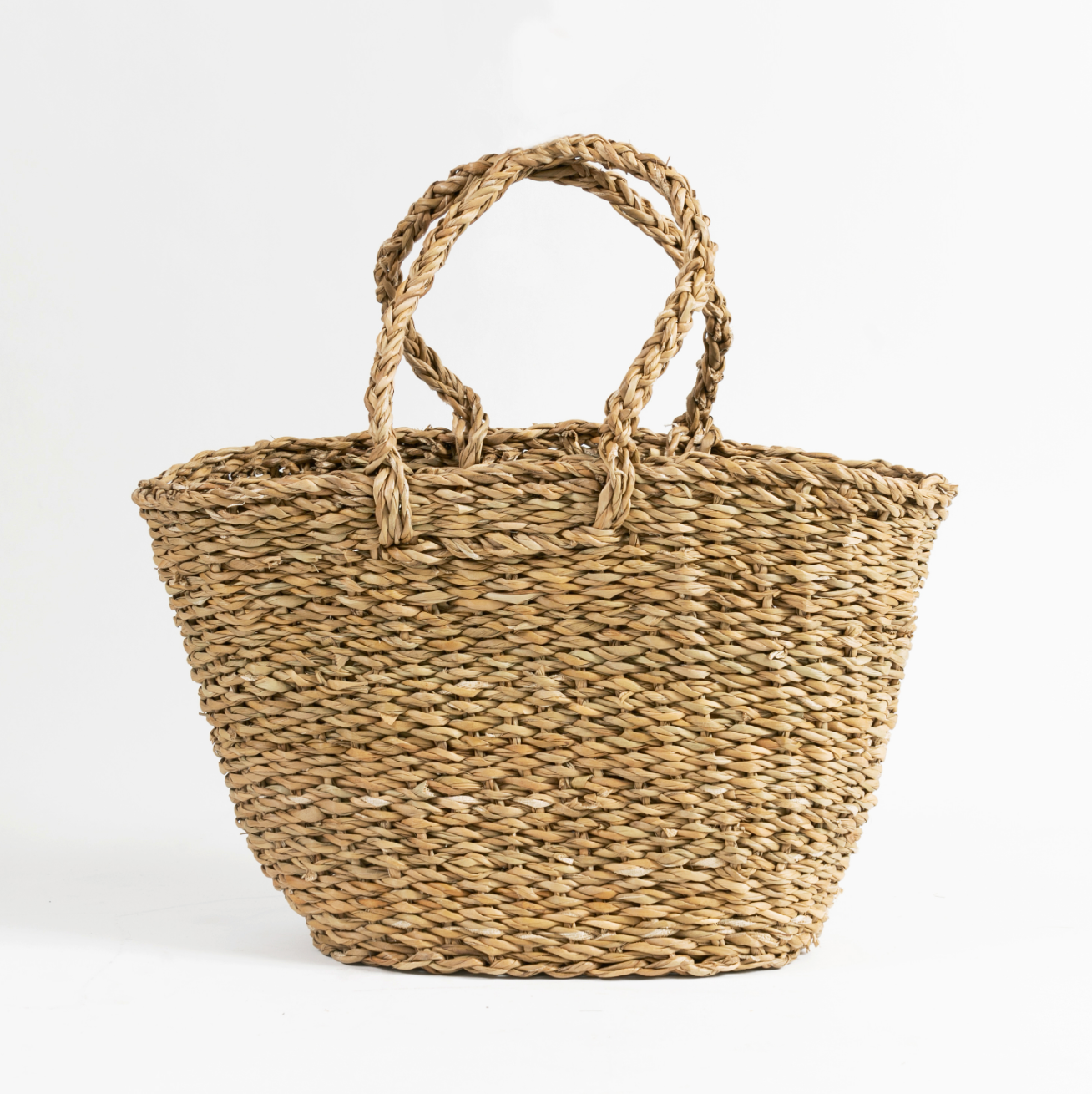 Hand-Woven Seagrass Tote – Stoffer Home