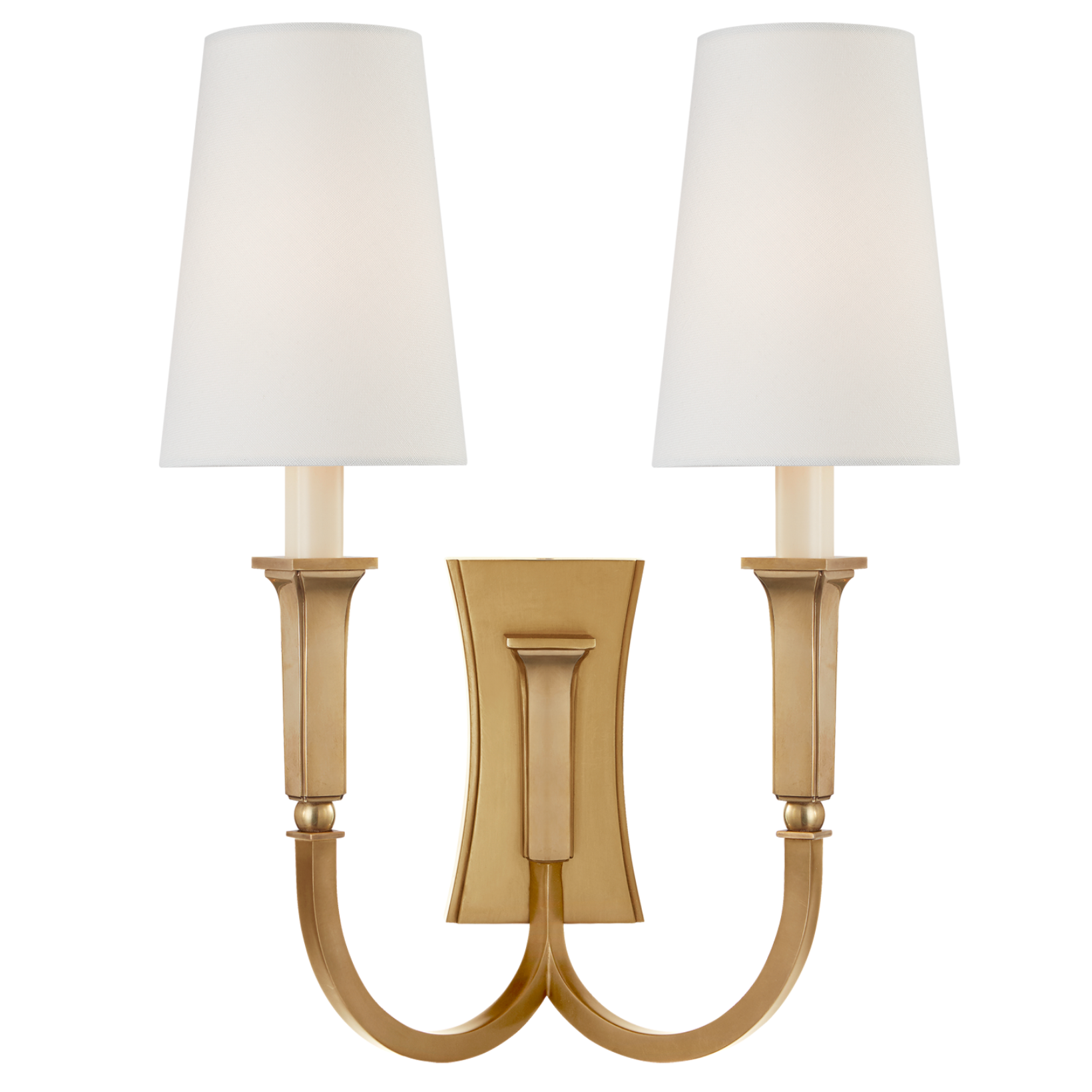 Delphia Large Double Arm Sconce