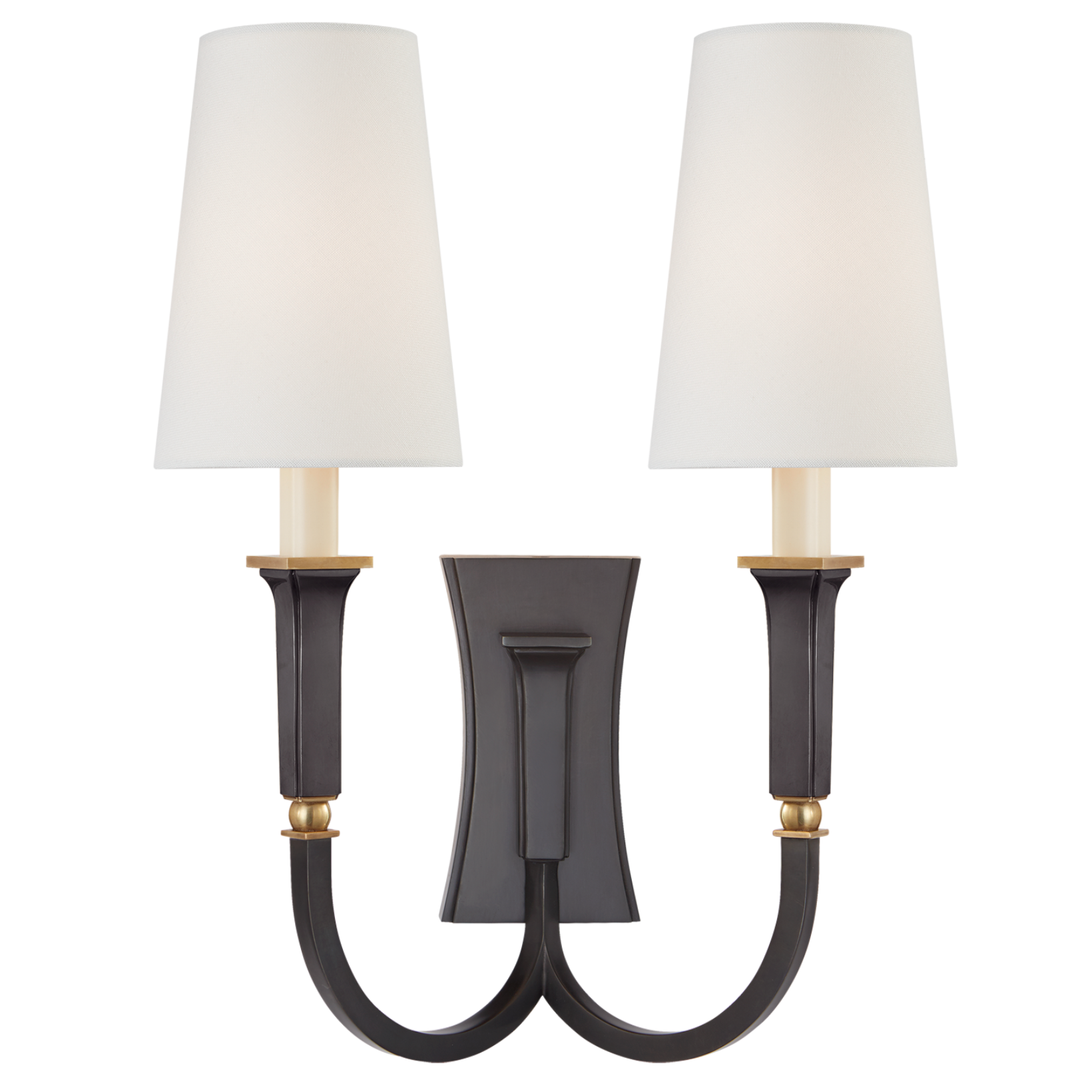 Delphia Large Double Arm Sconce