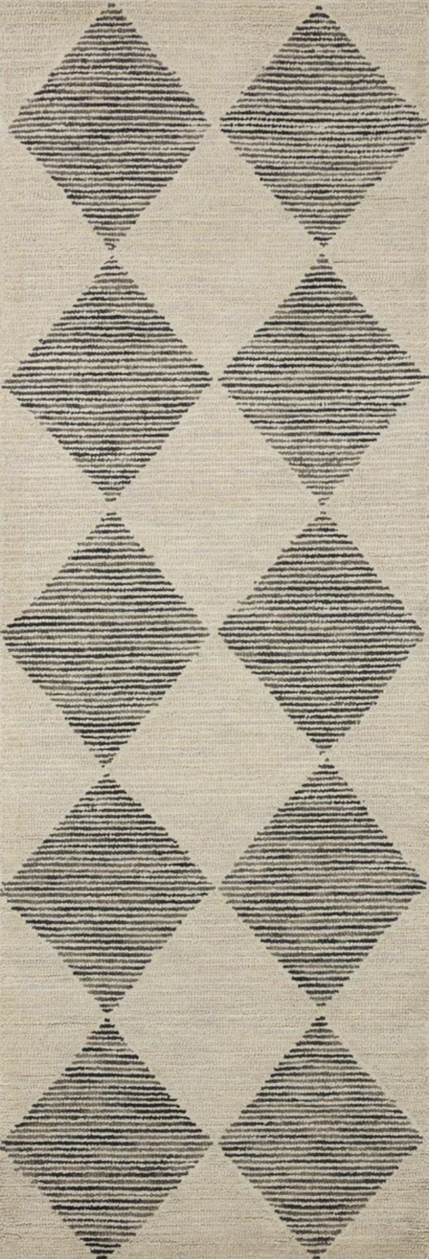Chris Loves Julia x Loloi Francis Beige / Charcoal FRA-01
