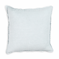 Mineral Fringe Linen Pillow Cover