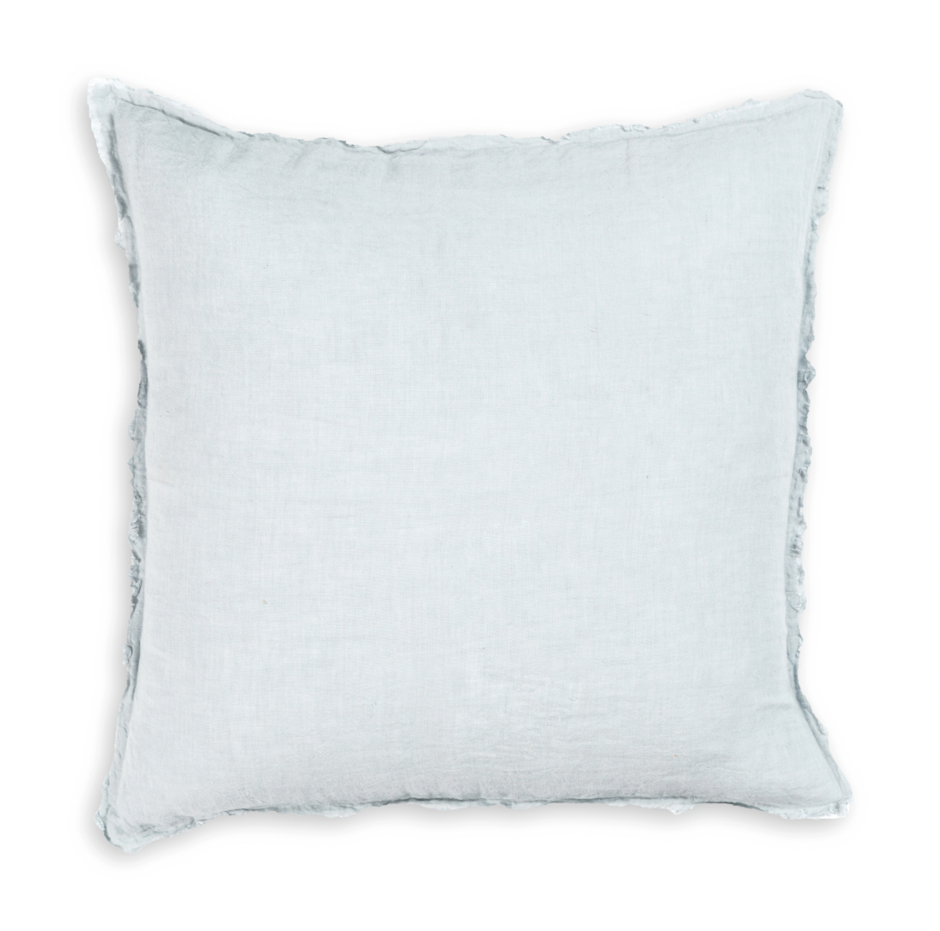 Mineral Fringe Linen Pillow Cover
