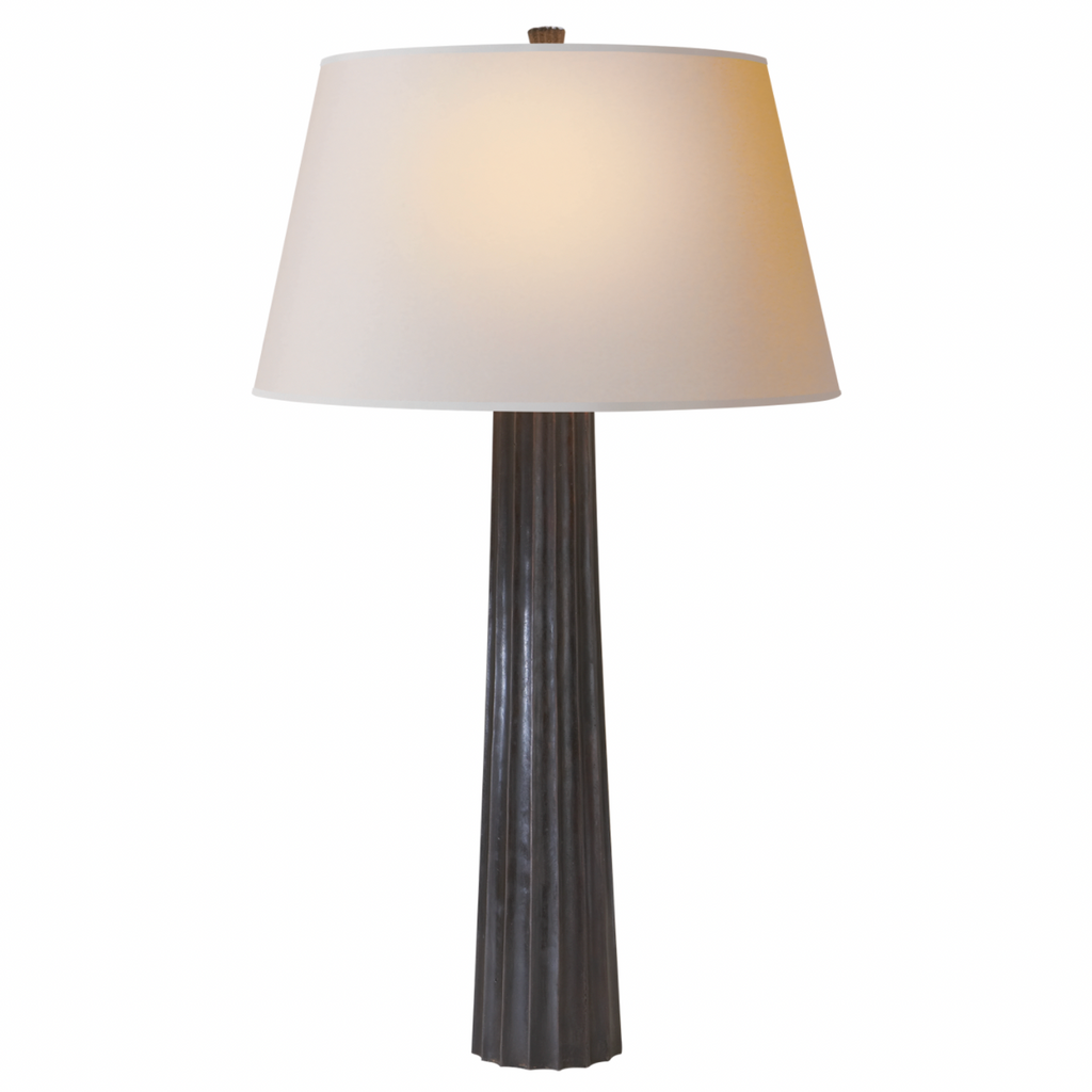 Fluted Spire Large Table Lamp