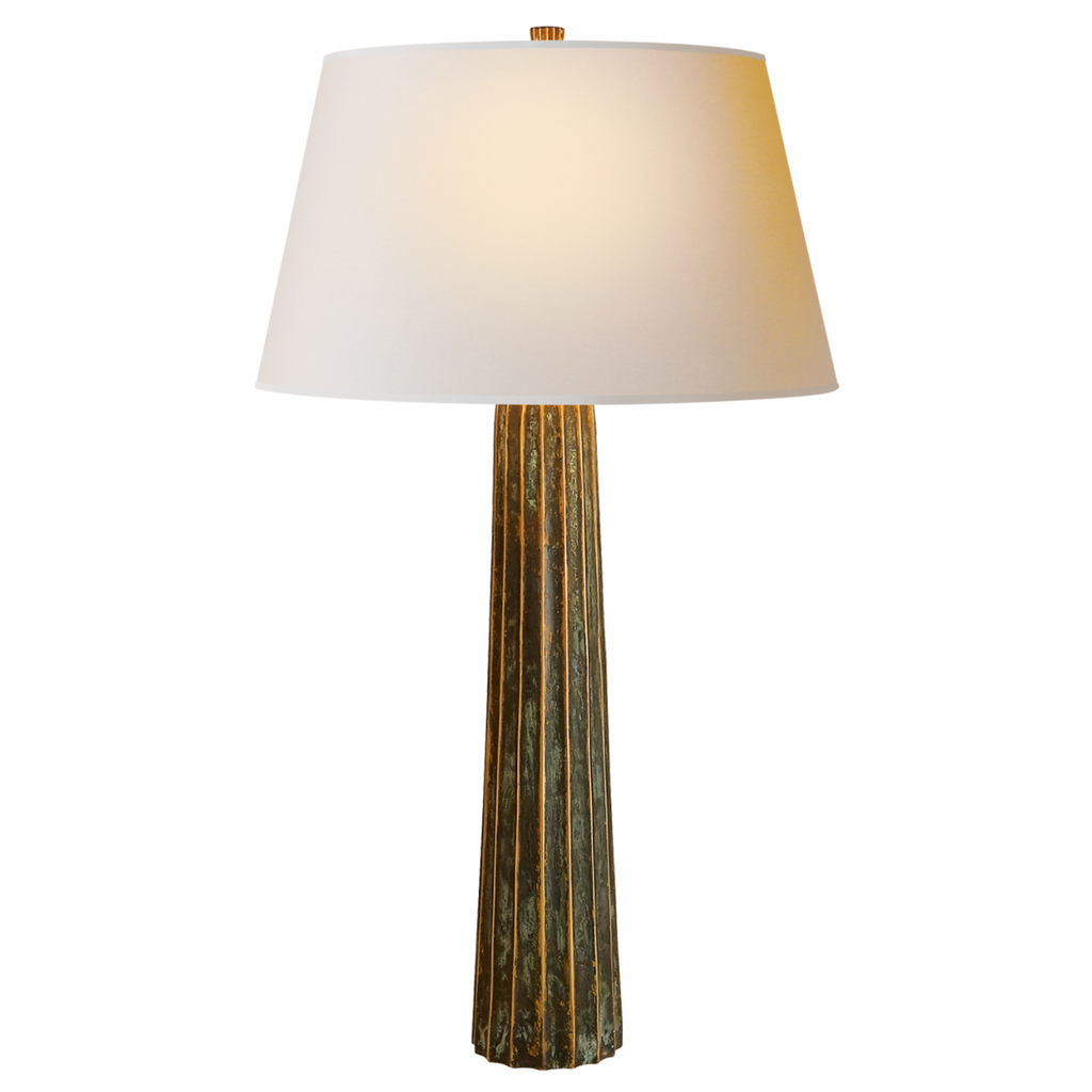 Fluted Spire Large Table Lamp