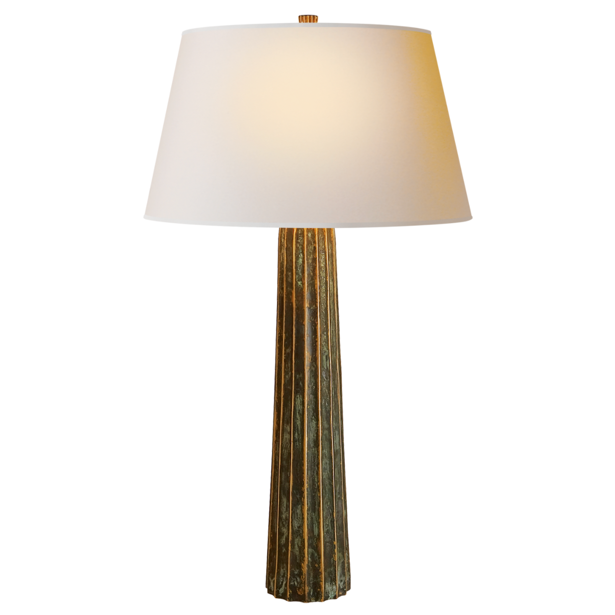 Fluted Spire Large Table Lamp