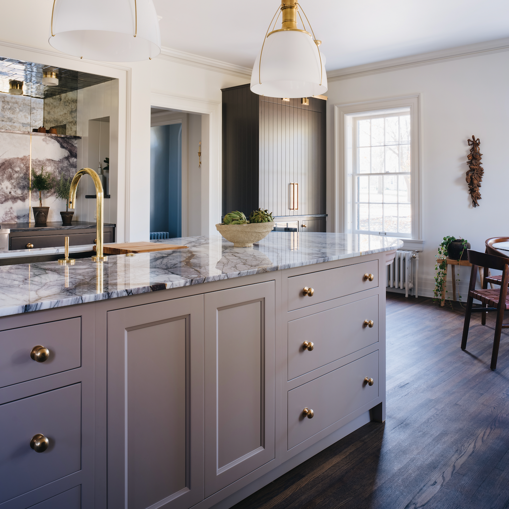 Dorset Tan Cabinetry Sample