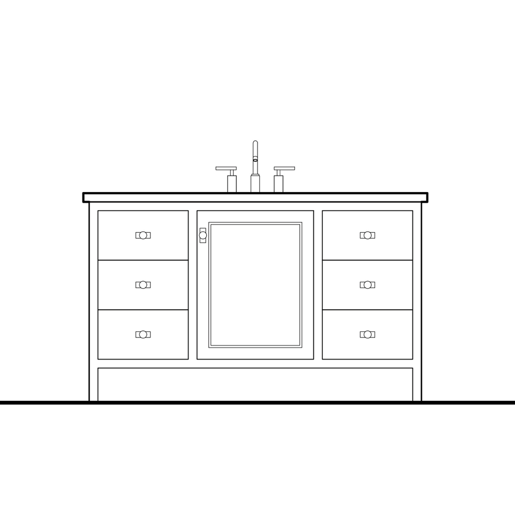 Woodward Vanity - 57"