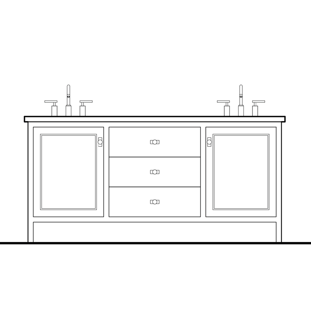 Woodward Vanity - 72"