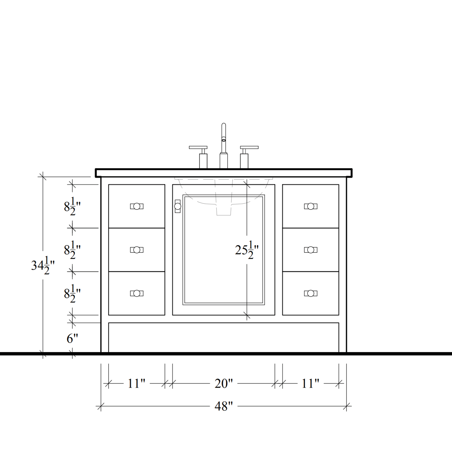 Woodward Vanity - 48"
