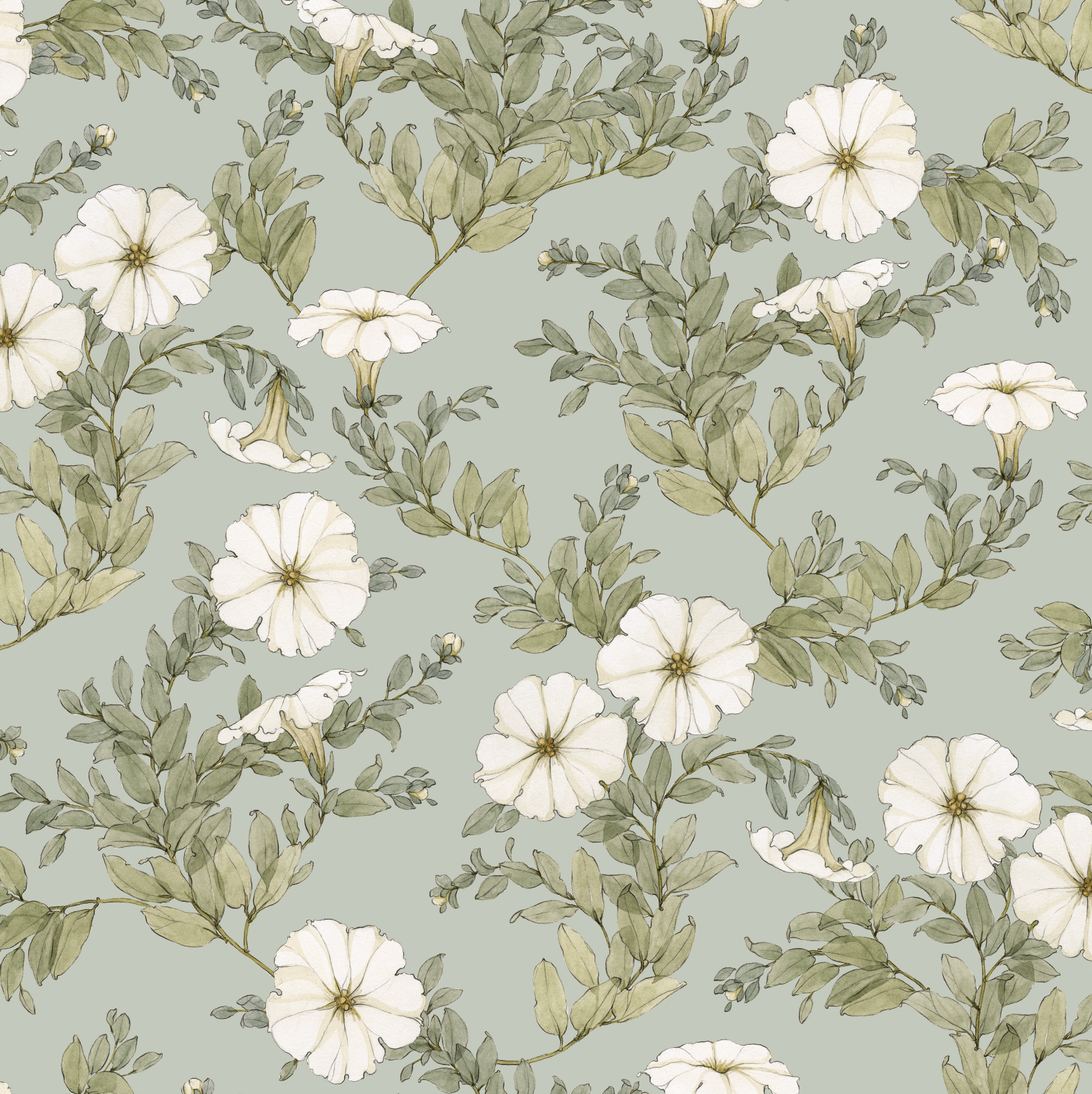 Petunia Wallpaper - Durable