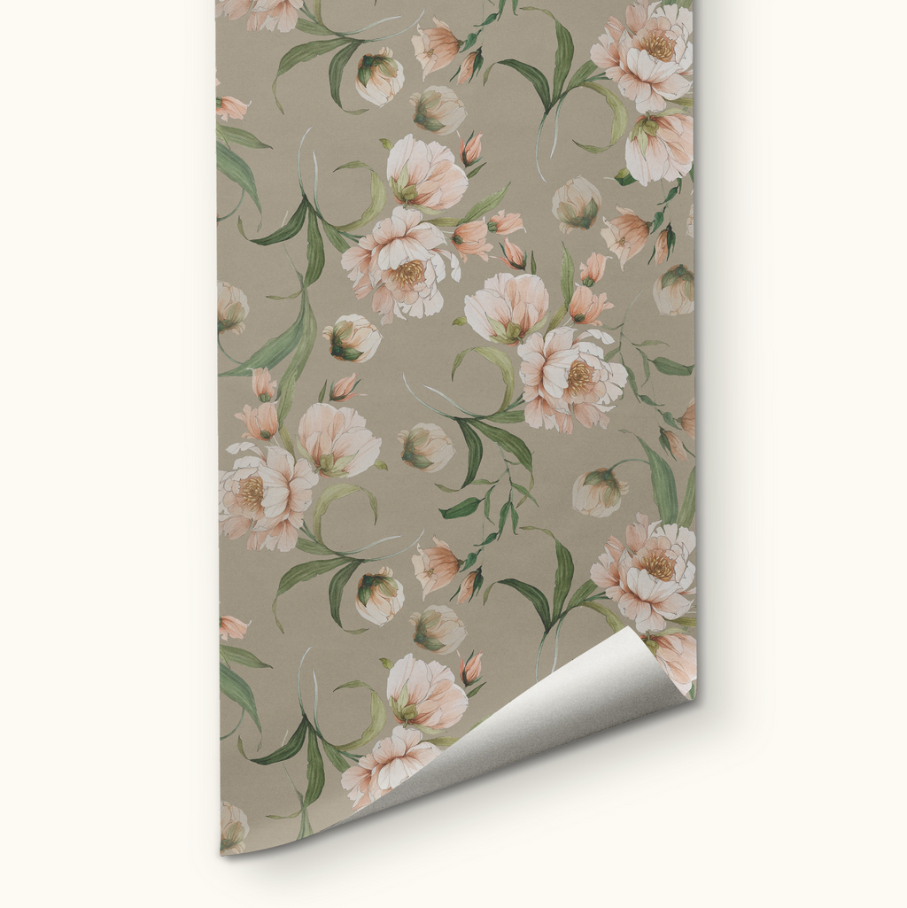 Light Peony Wallpaper