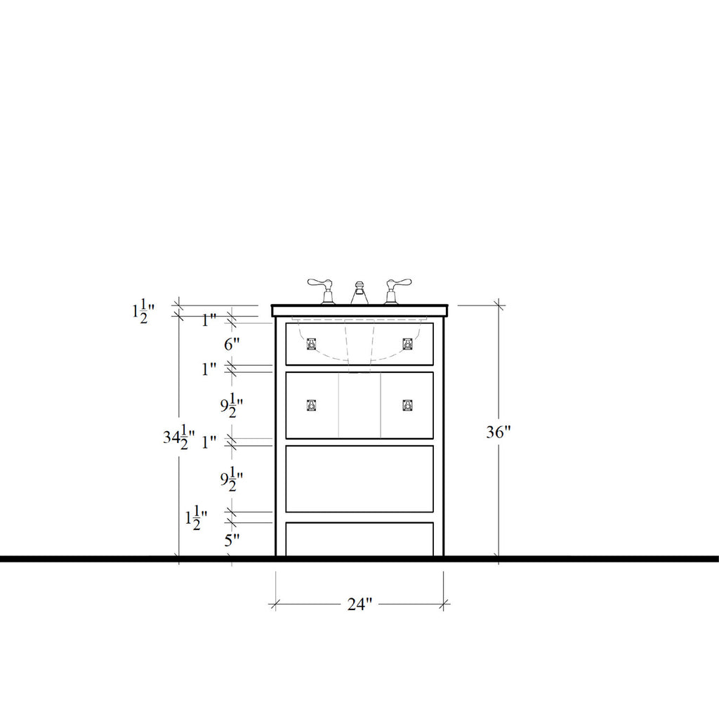 Paddington Vanity - 24"