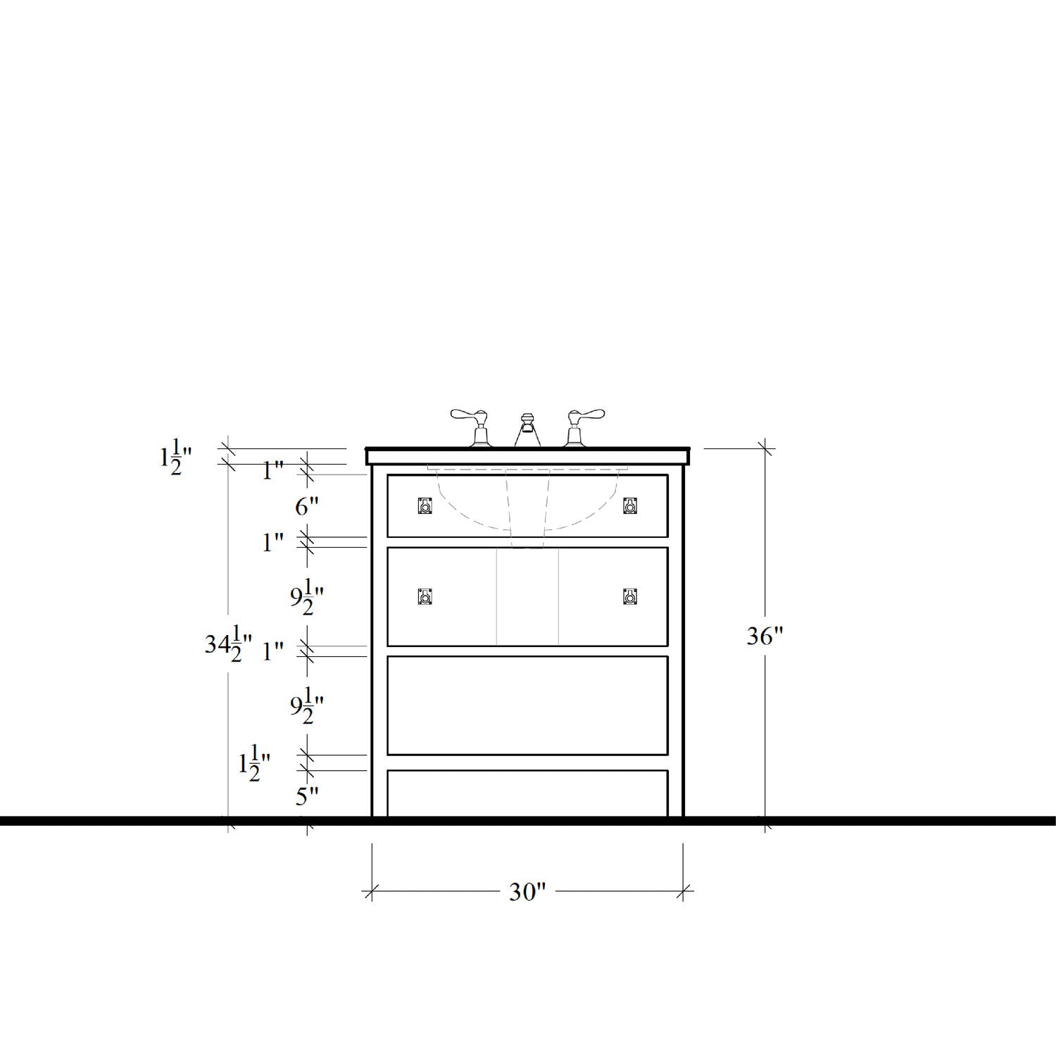 Paddington Vanity - 30"