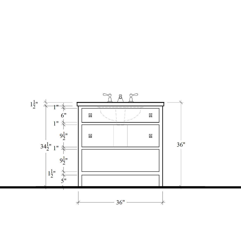 Paddington Vanity - 36"