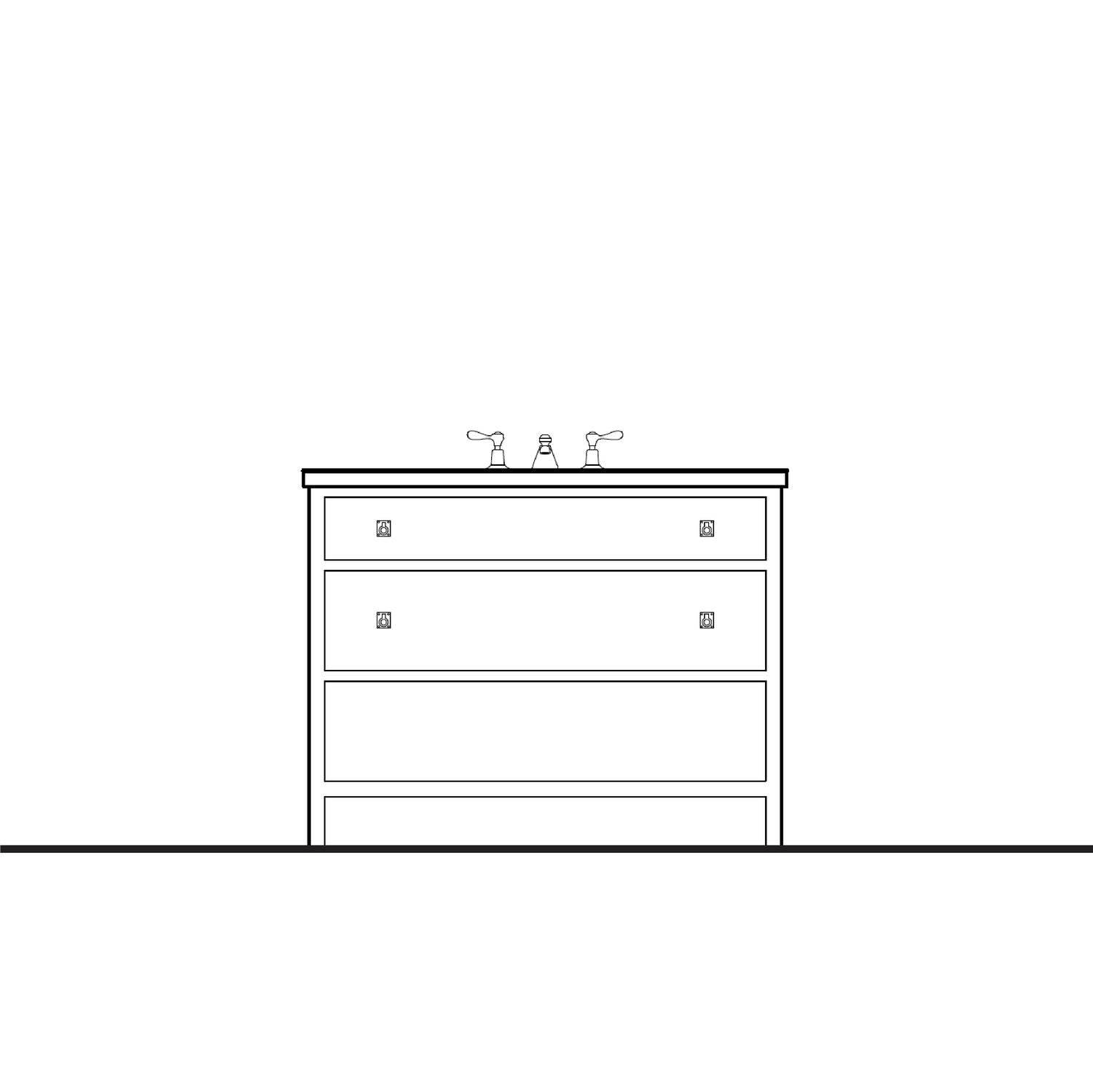 Paddington Vanity - 45"