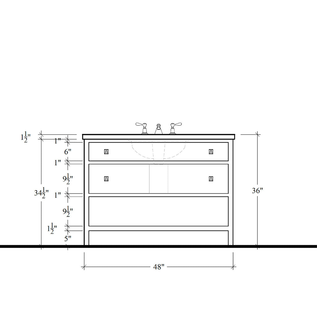 Paddington Vanity - 48"