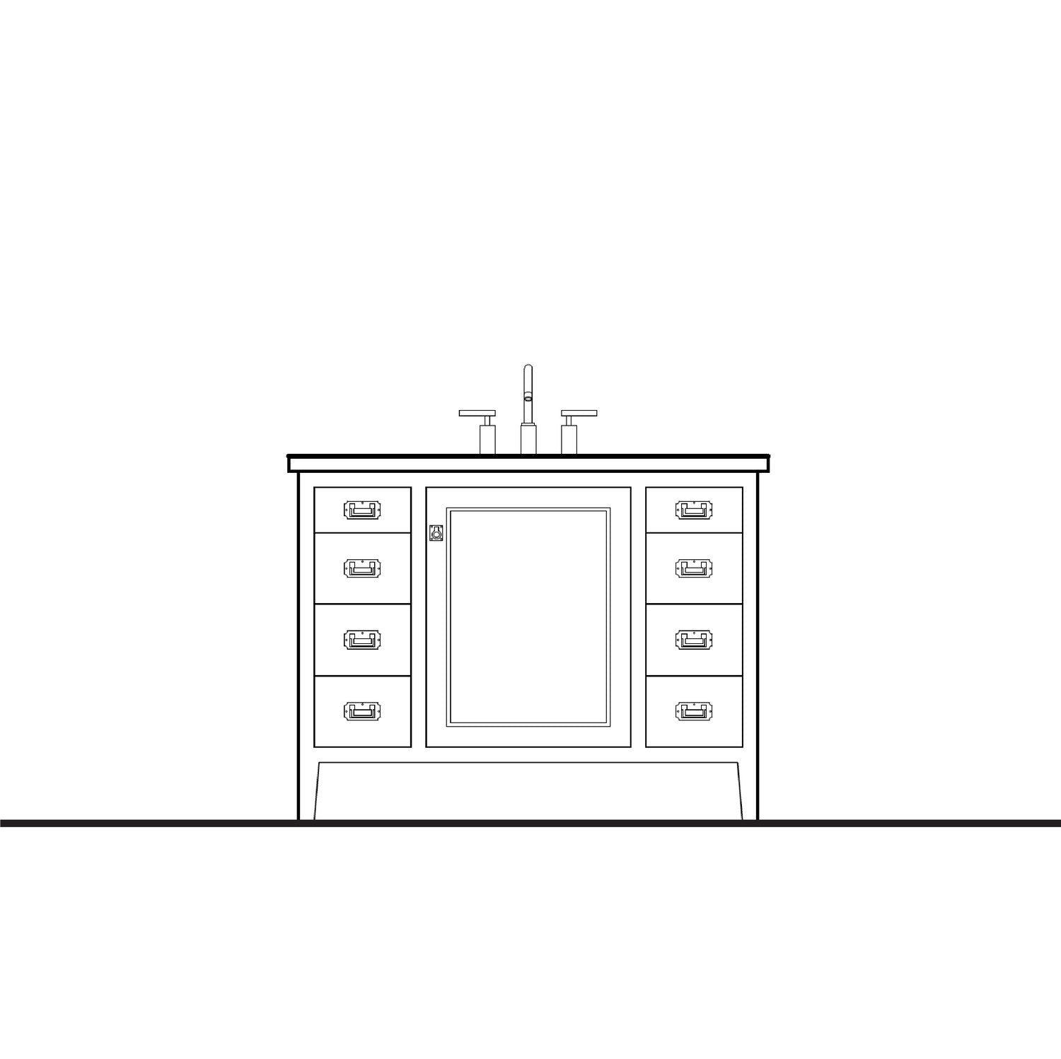 Regent Vanity - 45"