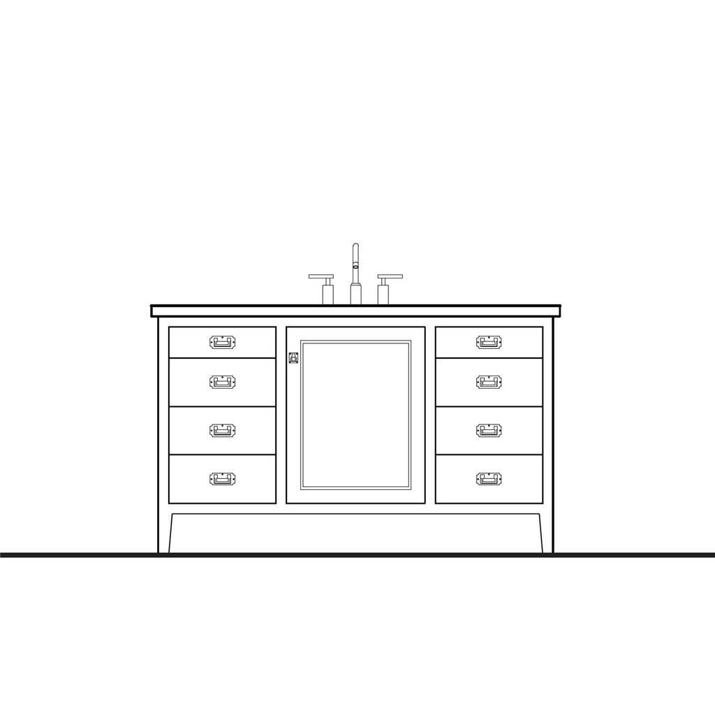 Regent Vanity - 57"