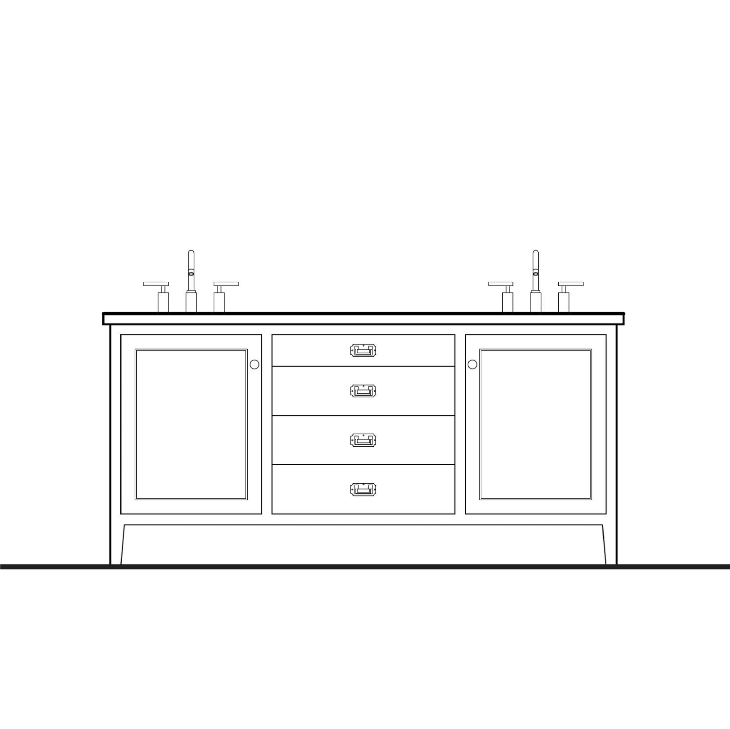 Regent Vanity - 72"