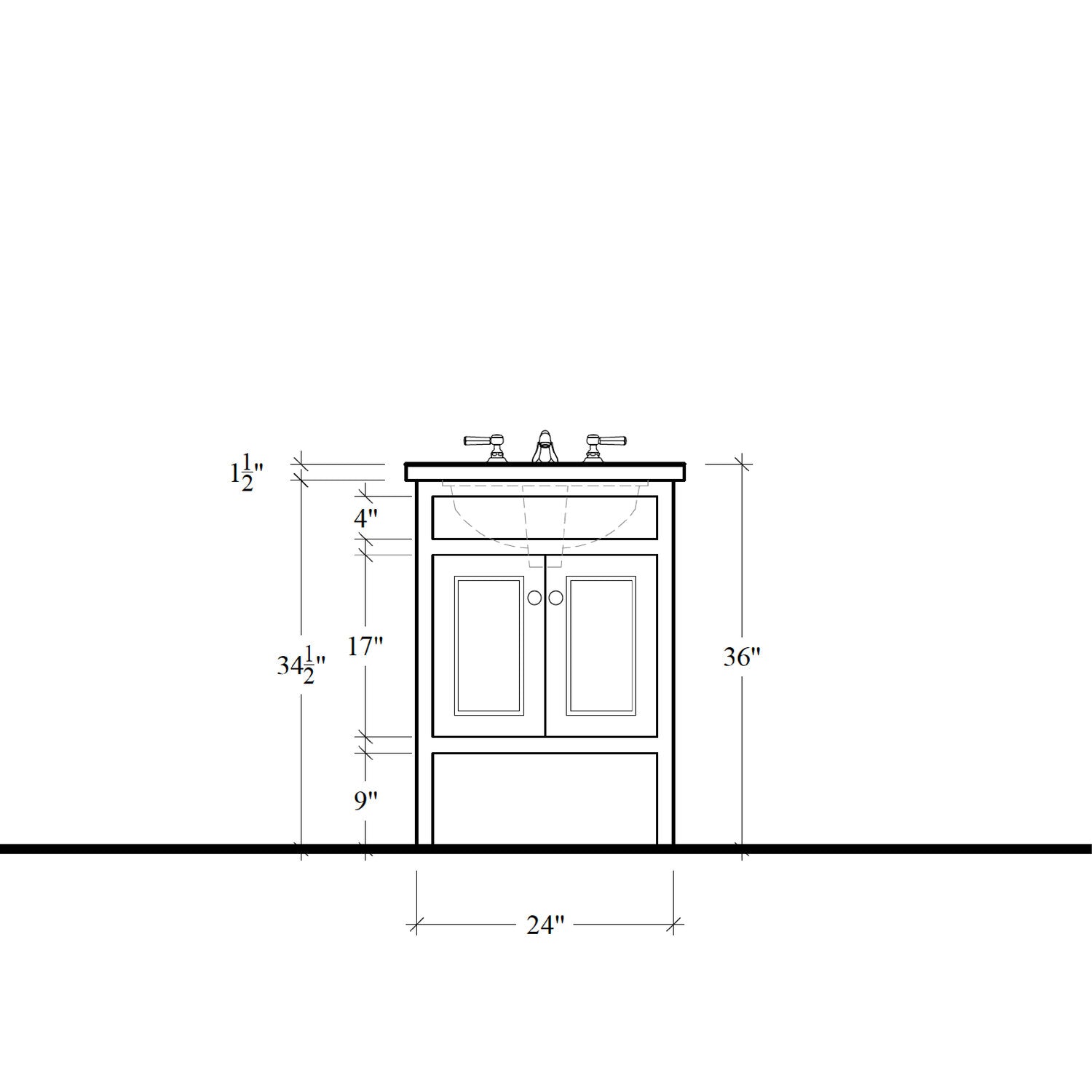 Highgate Vanity - 24"