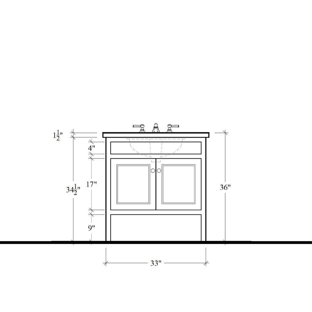 Highgate Vanity - 33"