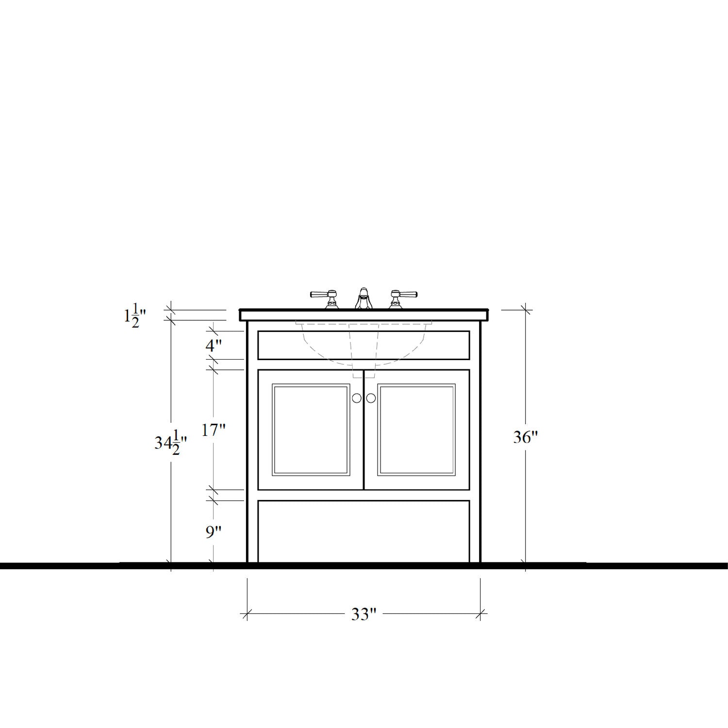 Highgate Vanity - 33"