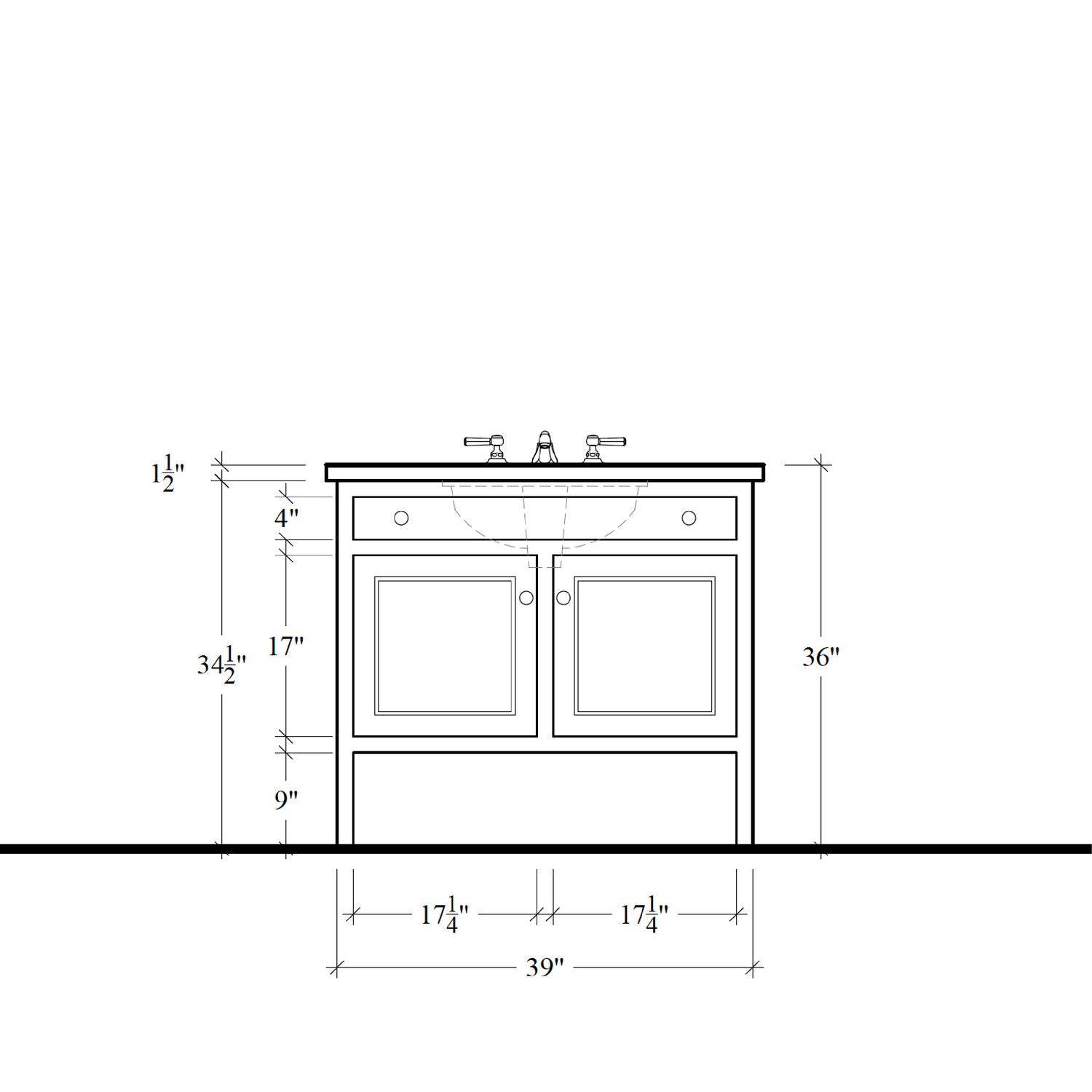 Highgate Vanity - 39"