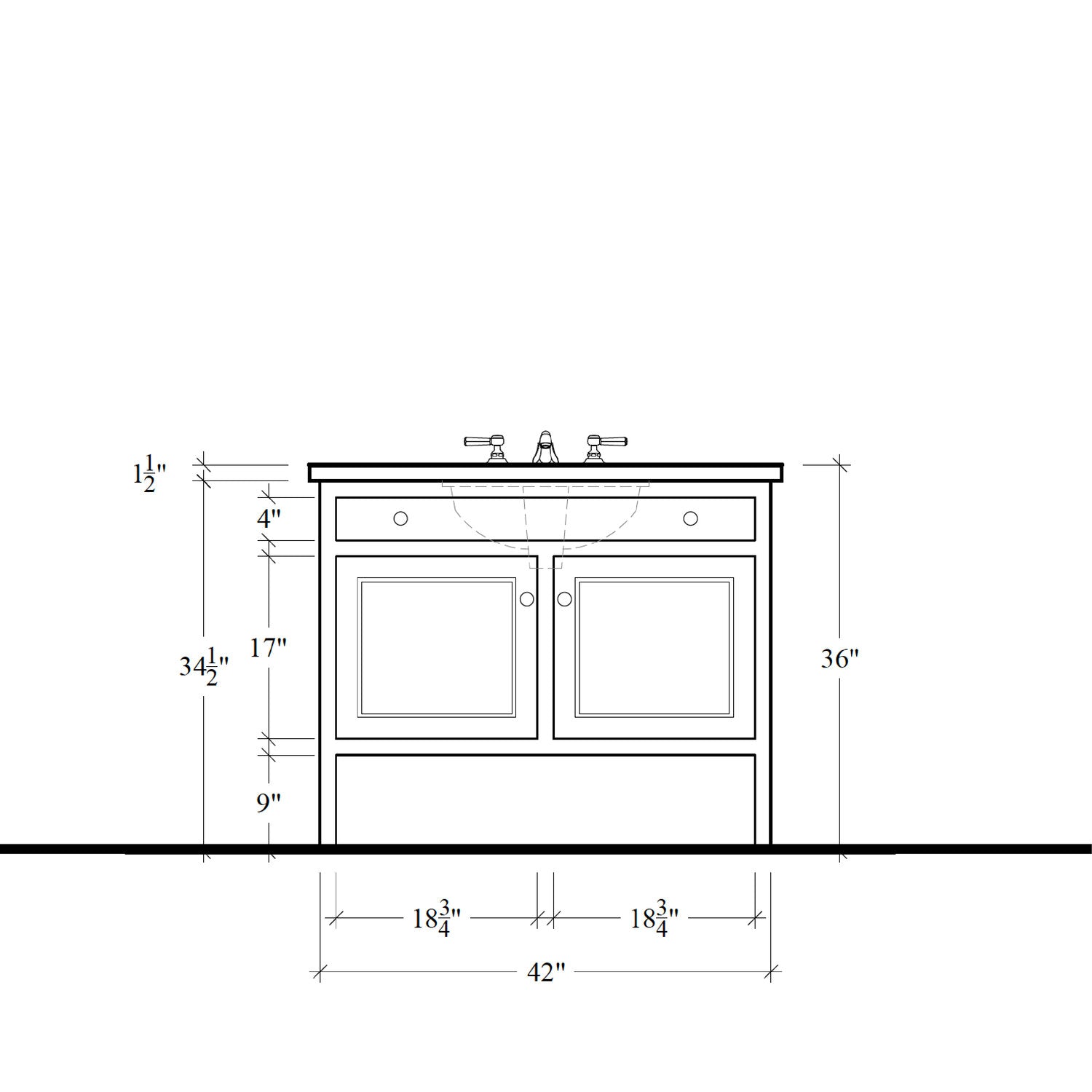 Highgate Vanity - 42"