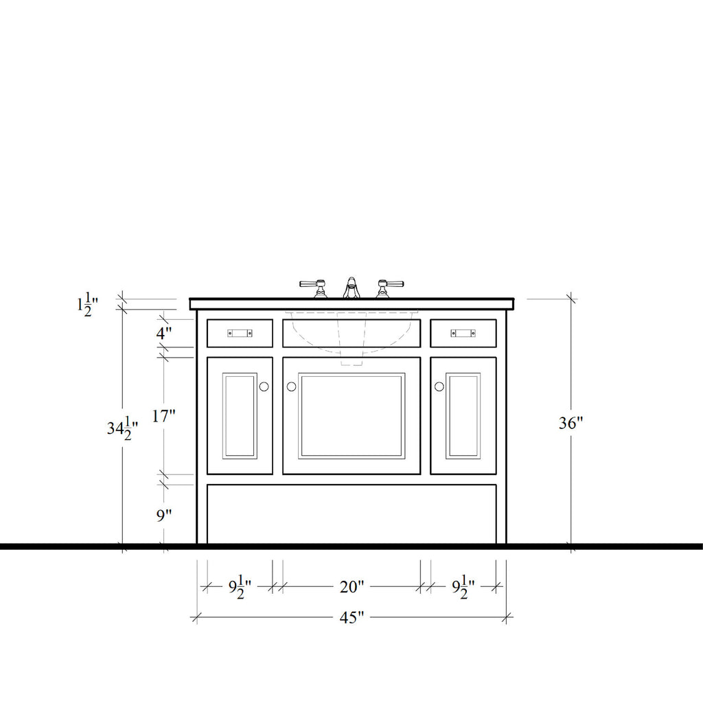 Highgate Vanity - 45"
