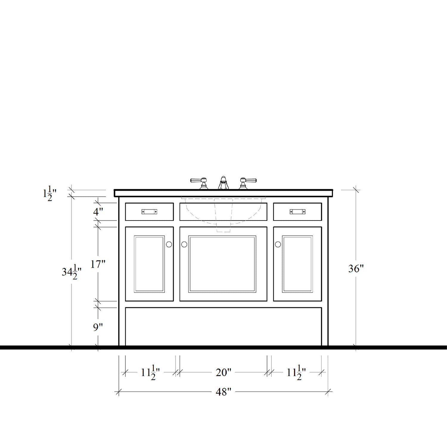 Highgate Vanity - 48"
