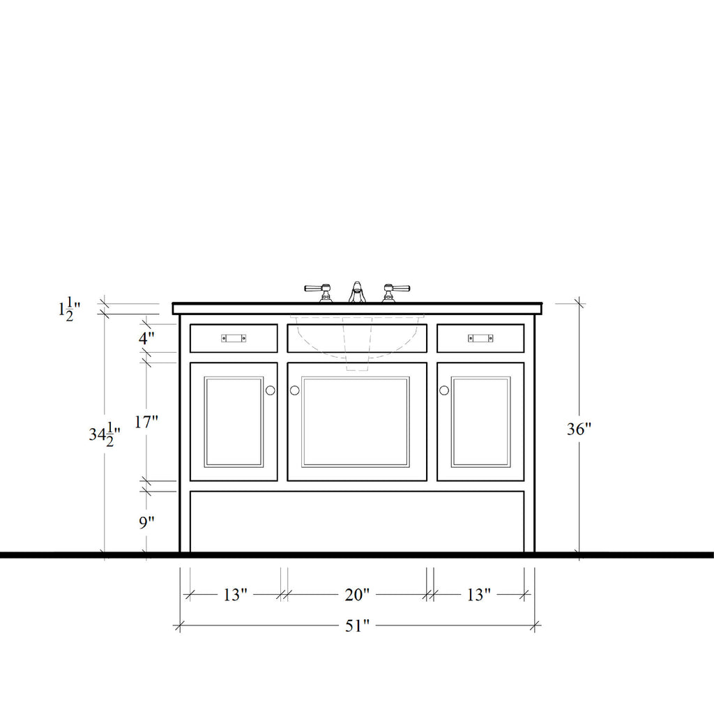 Highgate Vanity - 51"