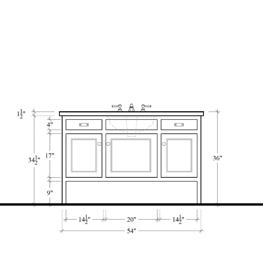 Highgate Vanity - 54"
