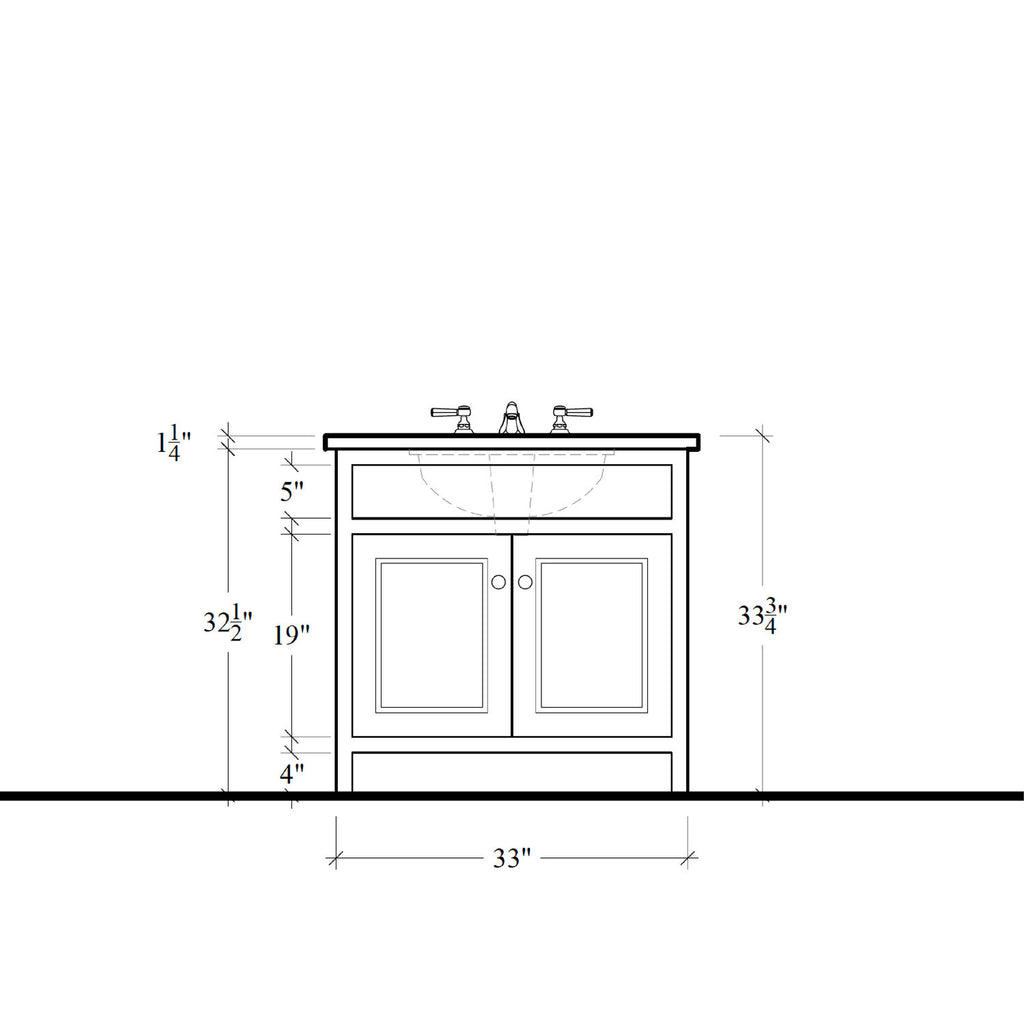 Greenwich Vanity - 33"