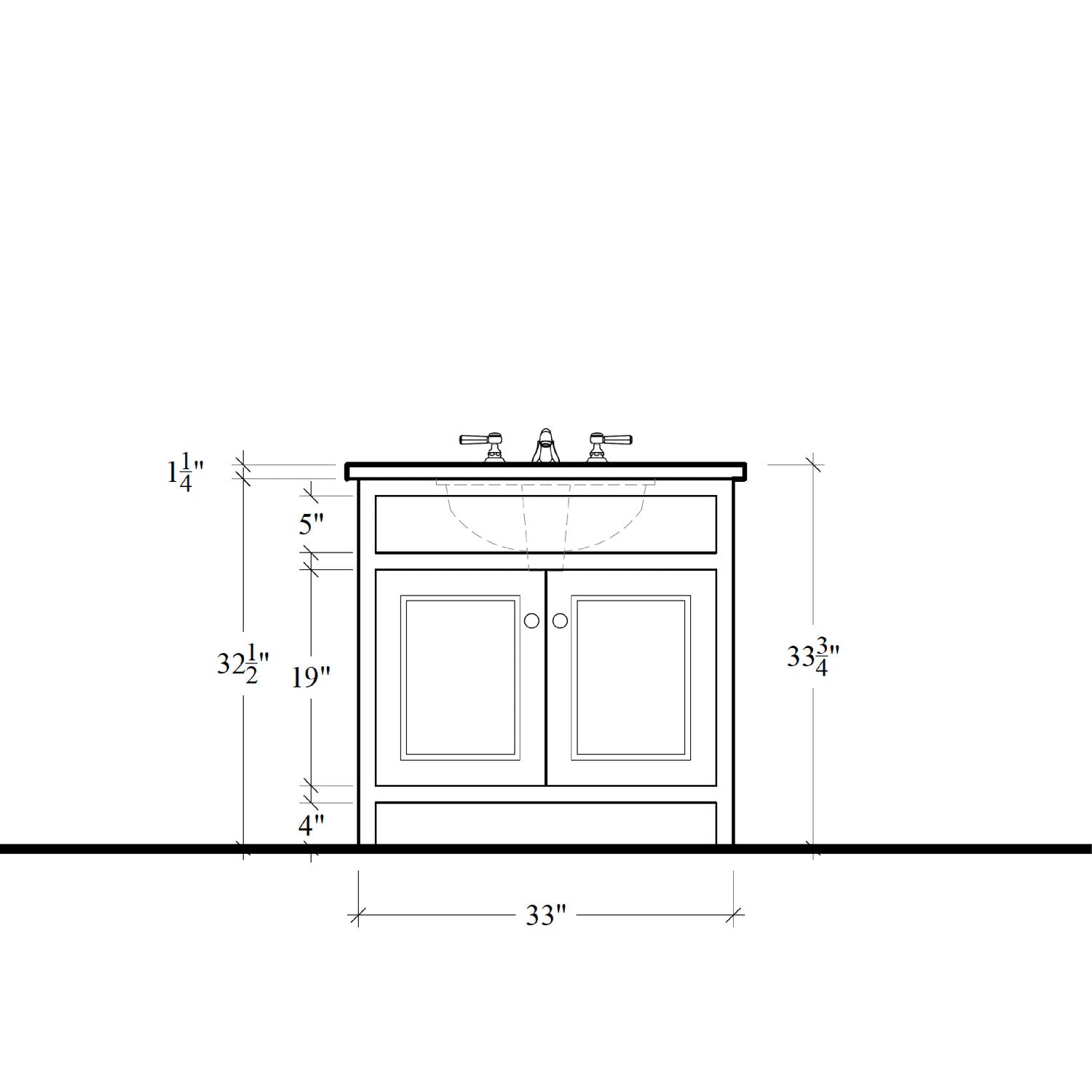 Greenwich Vanity - 33"
