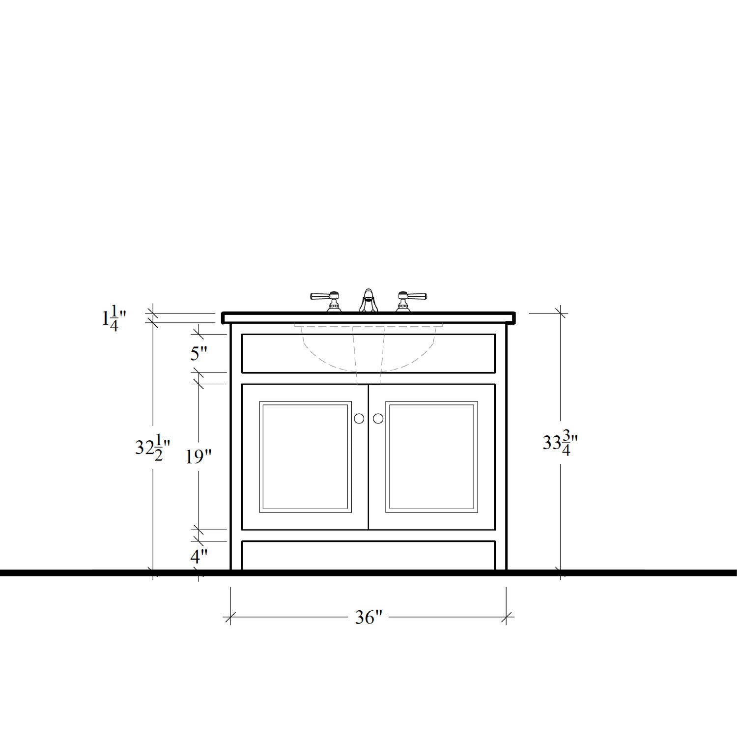 Greenwich Vanity - 36"