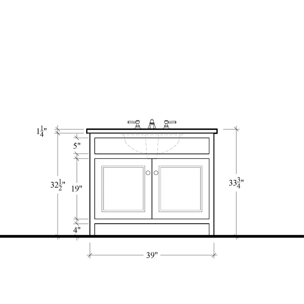 Greenwich Vanity - 39"