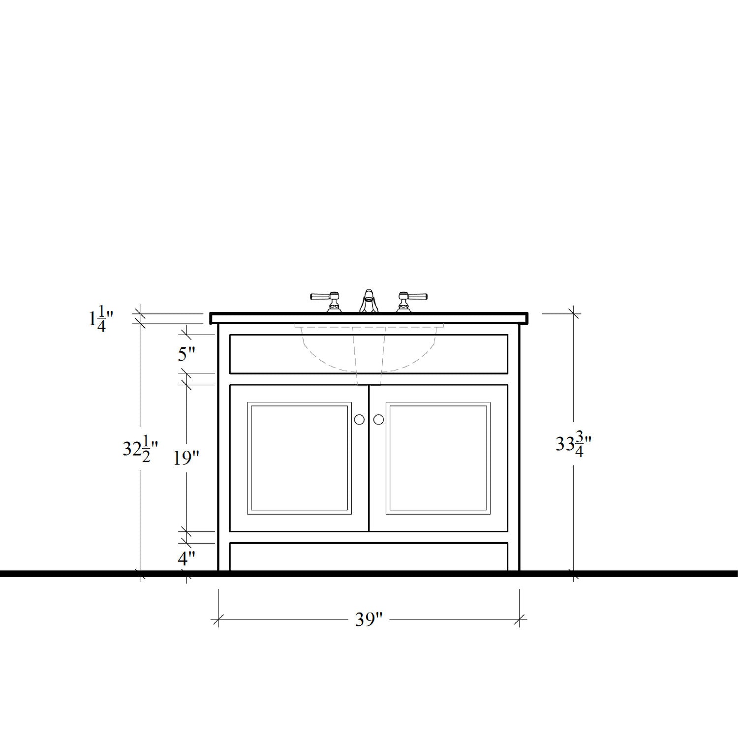 Greenwich Vanity - 39"