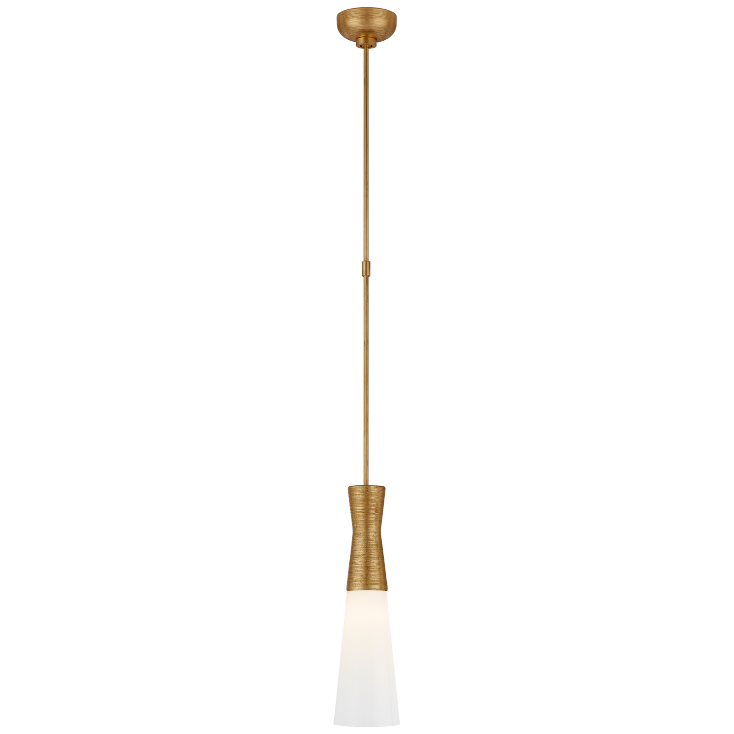 Utopia Pendant with White Glass