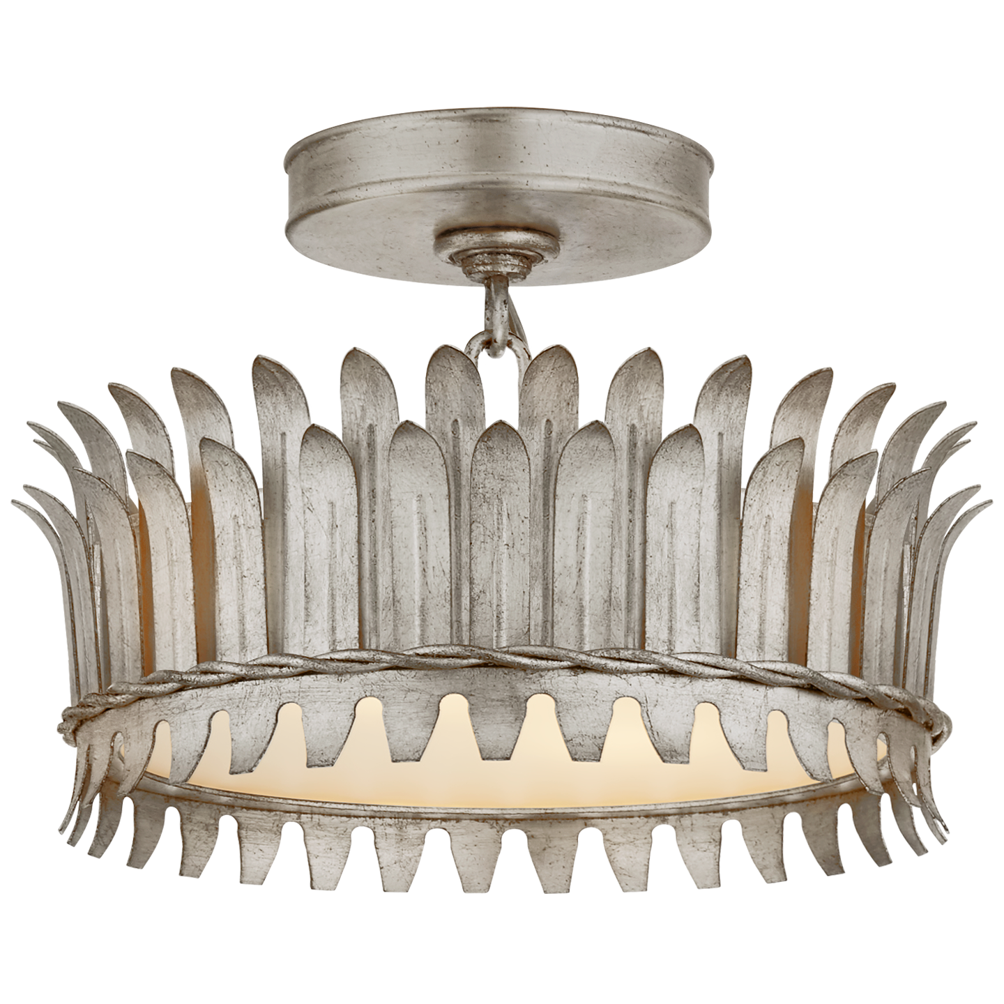 Leslie 12" Semi-Flush Mount