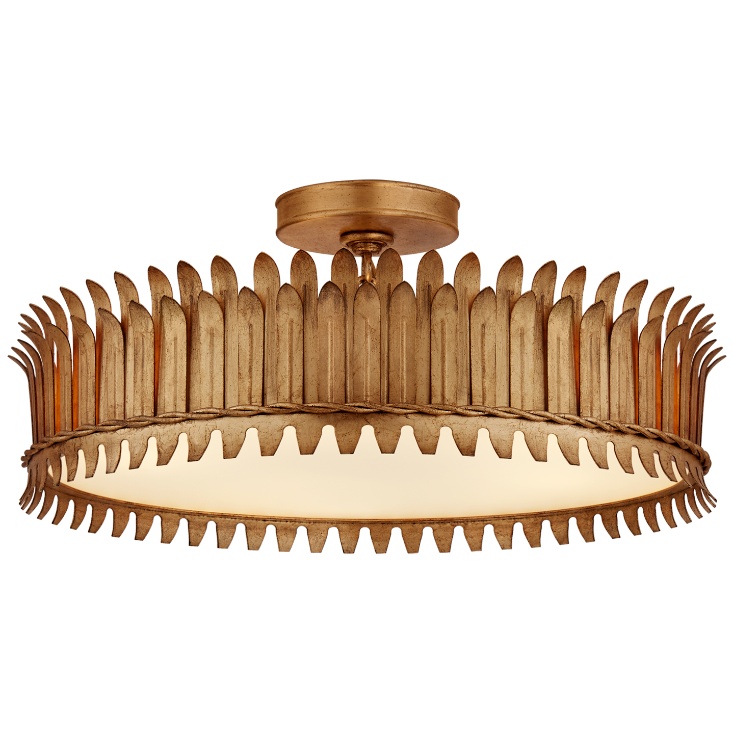 Leslie 21" Semi-Flush Mount