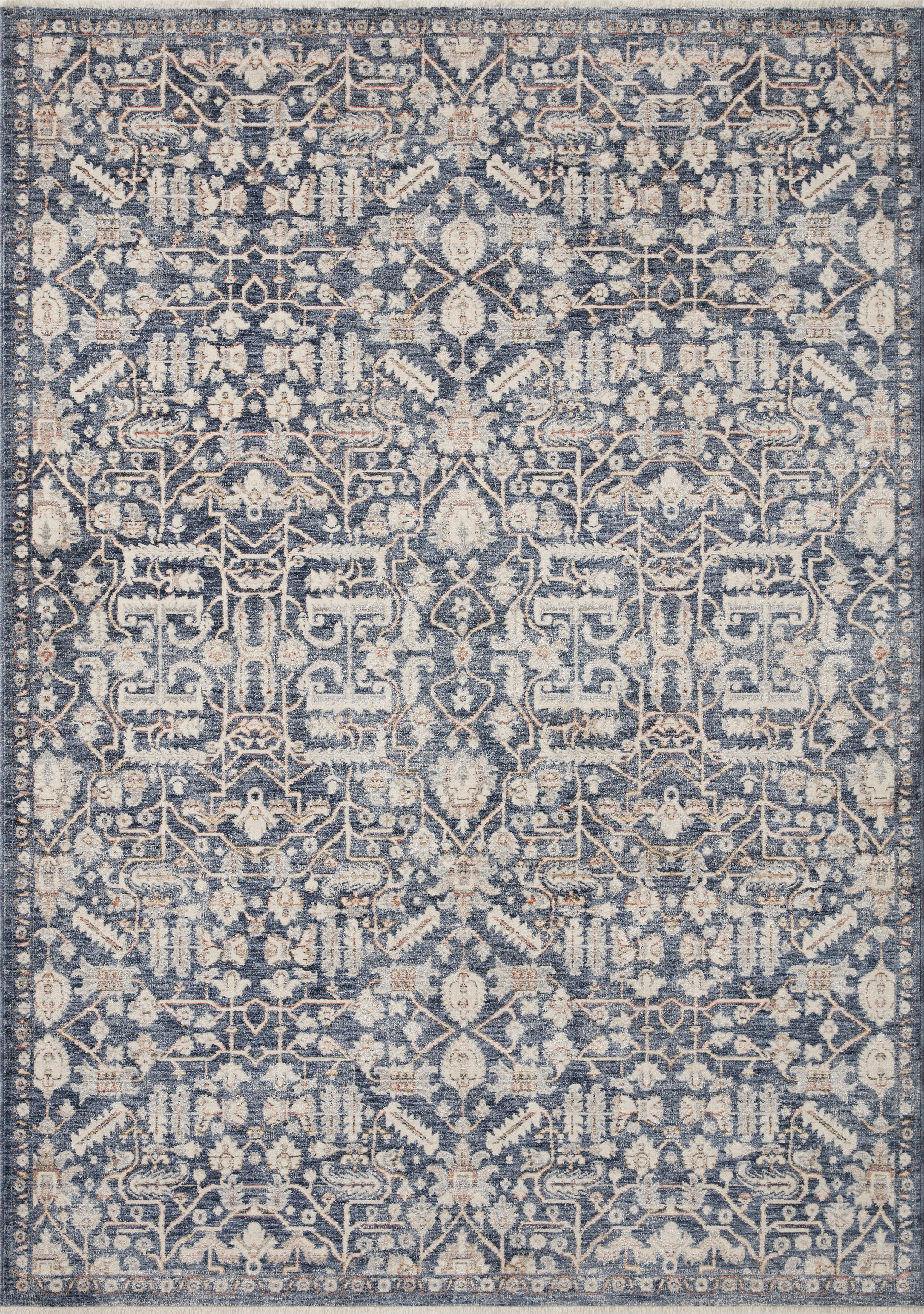 Amber Lewis x Loloi Zuma Blue Ivory ZUM-02