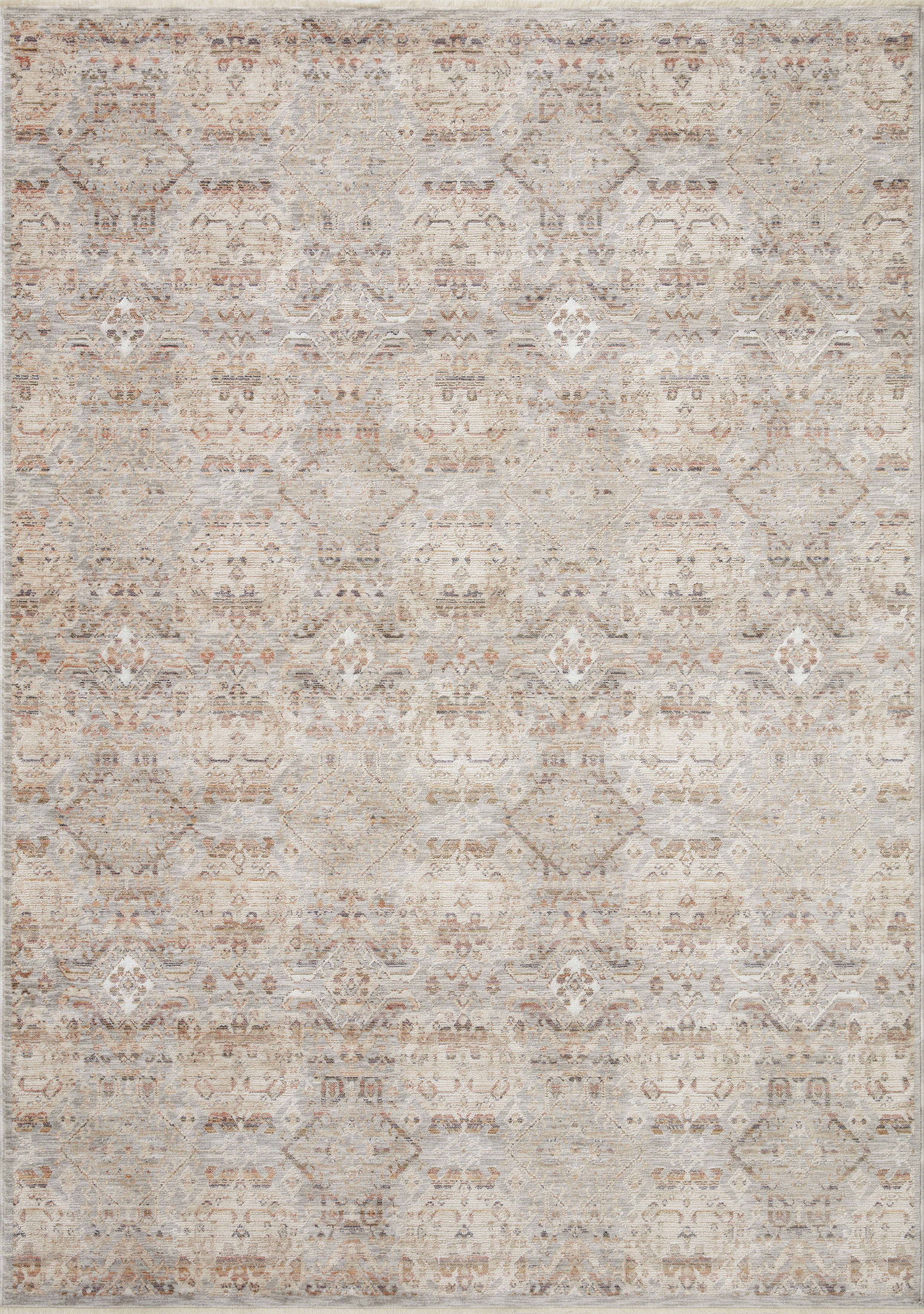 Amber Lewis x Loloi Zuma Silver / Multi ZUM-05