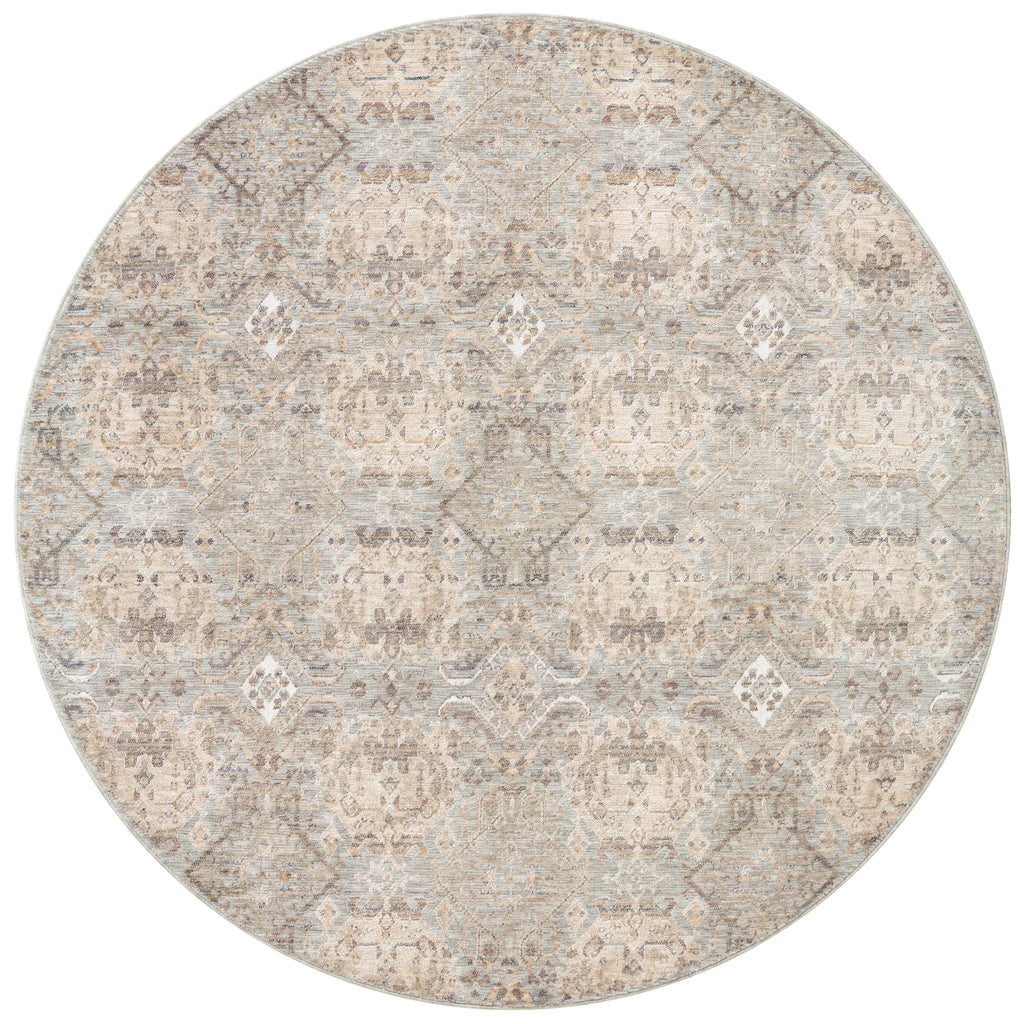 Amber Lewis x Loloi Zuma Silver / Multi ZUM-05