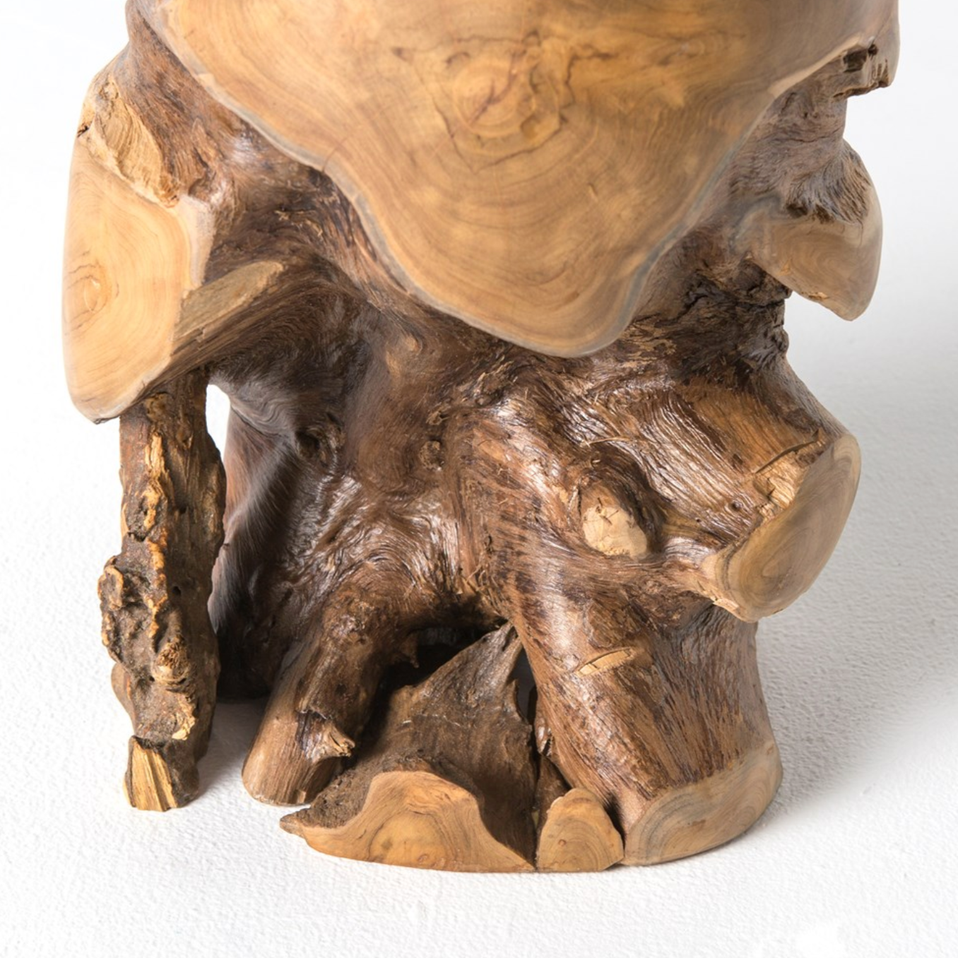 Teak Root Stool