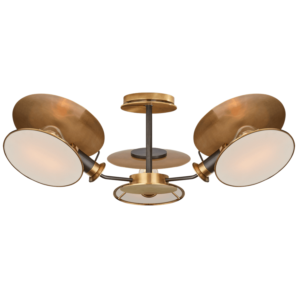 Osiris Medium Reflector Semi-Flush Mount