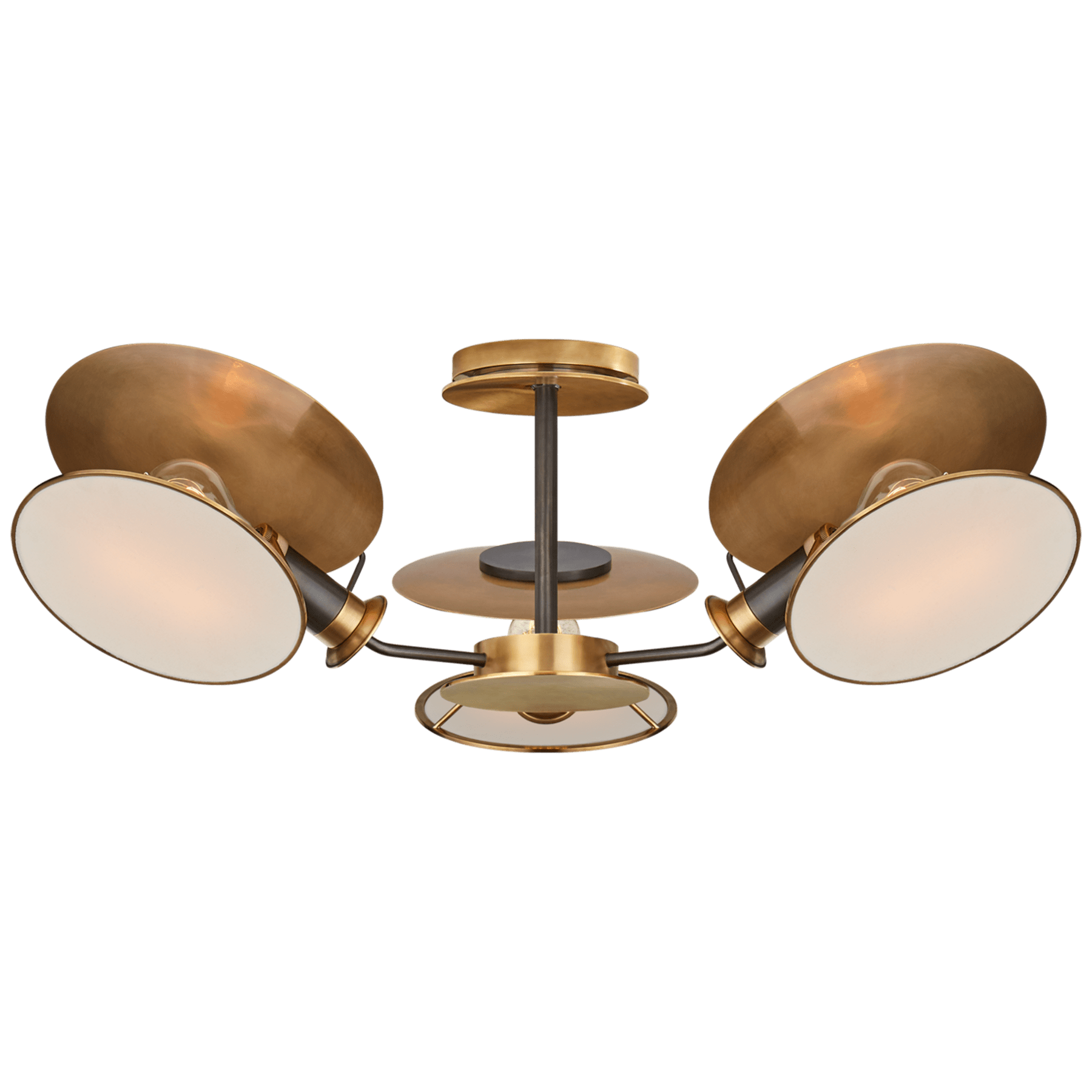 Osiris Medium Reflector Semi-Flush Mount